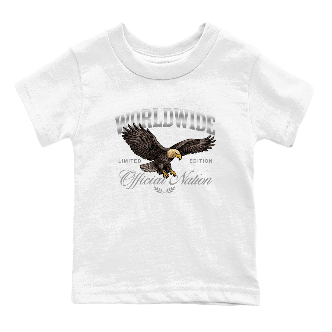 11s Grand Finale Sneaker match tees  Sneaker Tees To Match Jordan 11 Grand Finale Sneakers  Worldwide Official Nation Kids Graphic T-Shirt White 2