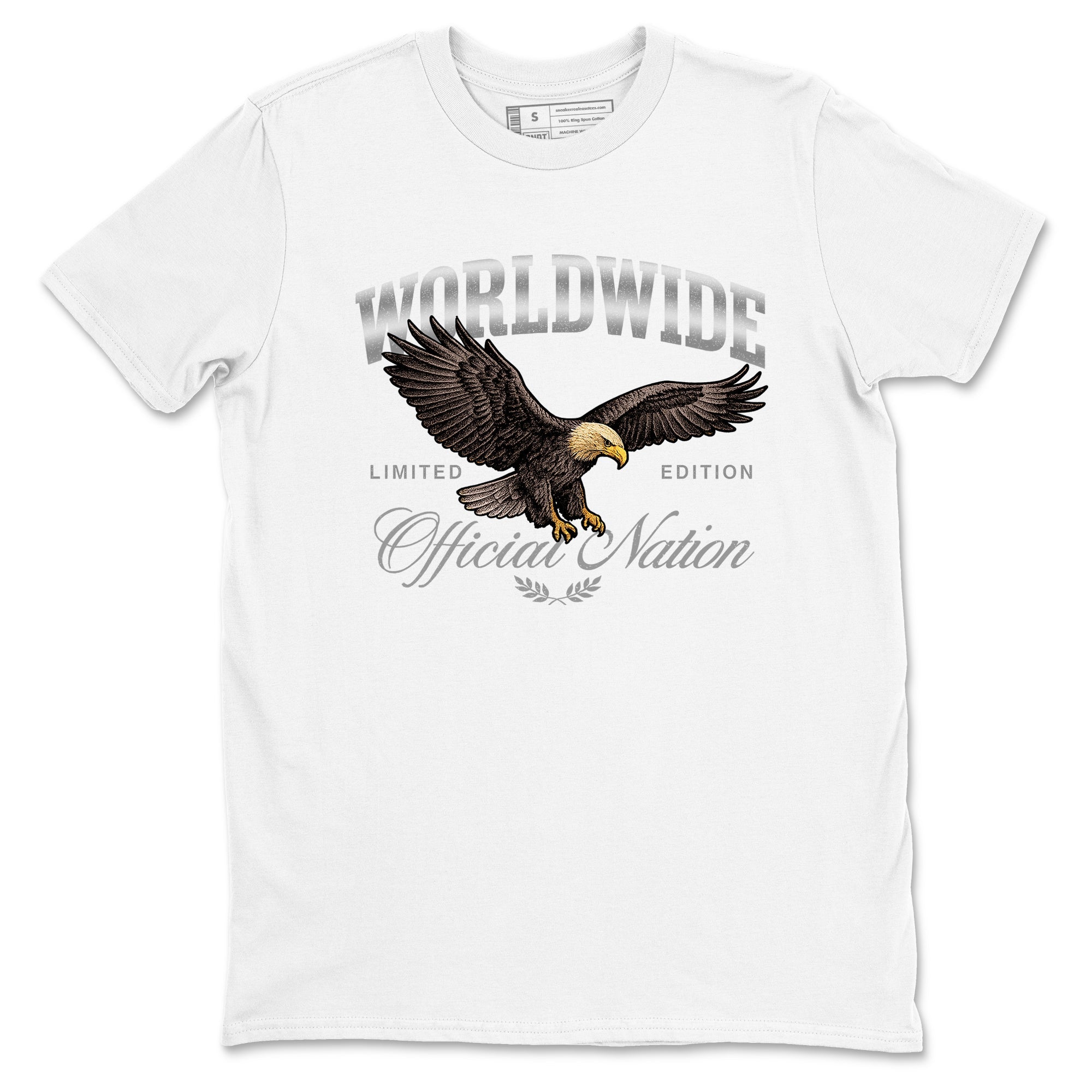 11s Grand Finale Sneaker match tees  Sneaker Tees To Match Jordan 11 Grand Finale Sneakers  Worldwide Official Nation Graphic Tee White 2