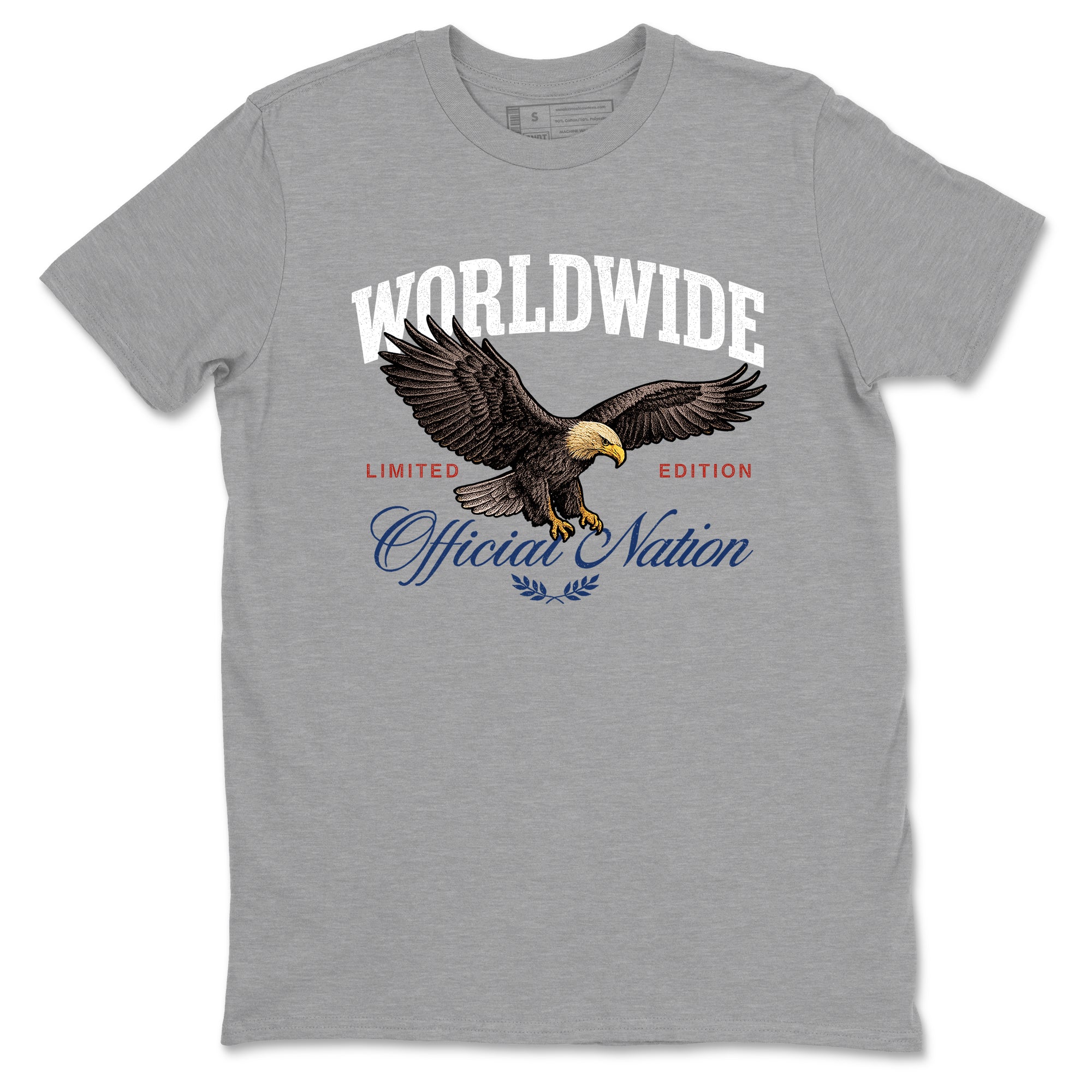 Sneaker match tees  Sneaker Tees To Match Air Jordan 11 Rare Air Shoes  Worldwide Official Nation Tee Heather Grey 2