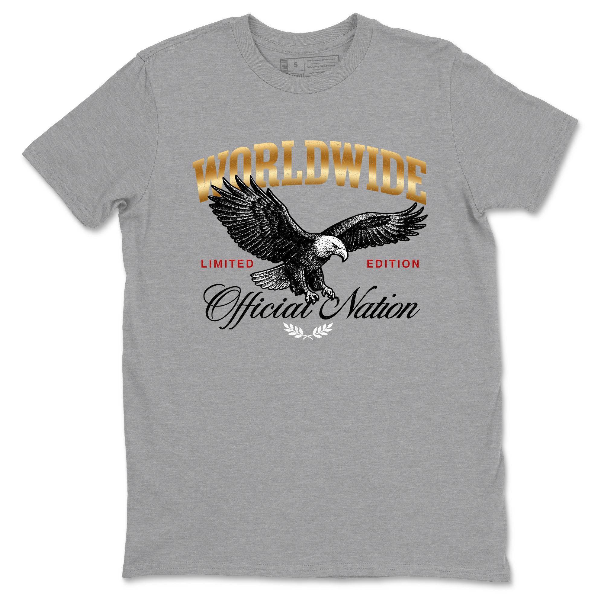 Sneaker match tees  Sneaker Tees To Match Air Jordan 12 Taxi Shoes  Worldwide Official Nation Tee Heather Grey 2