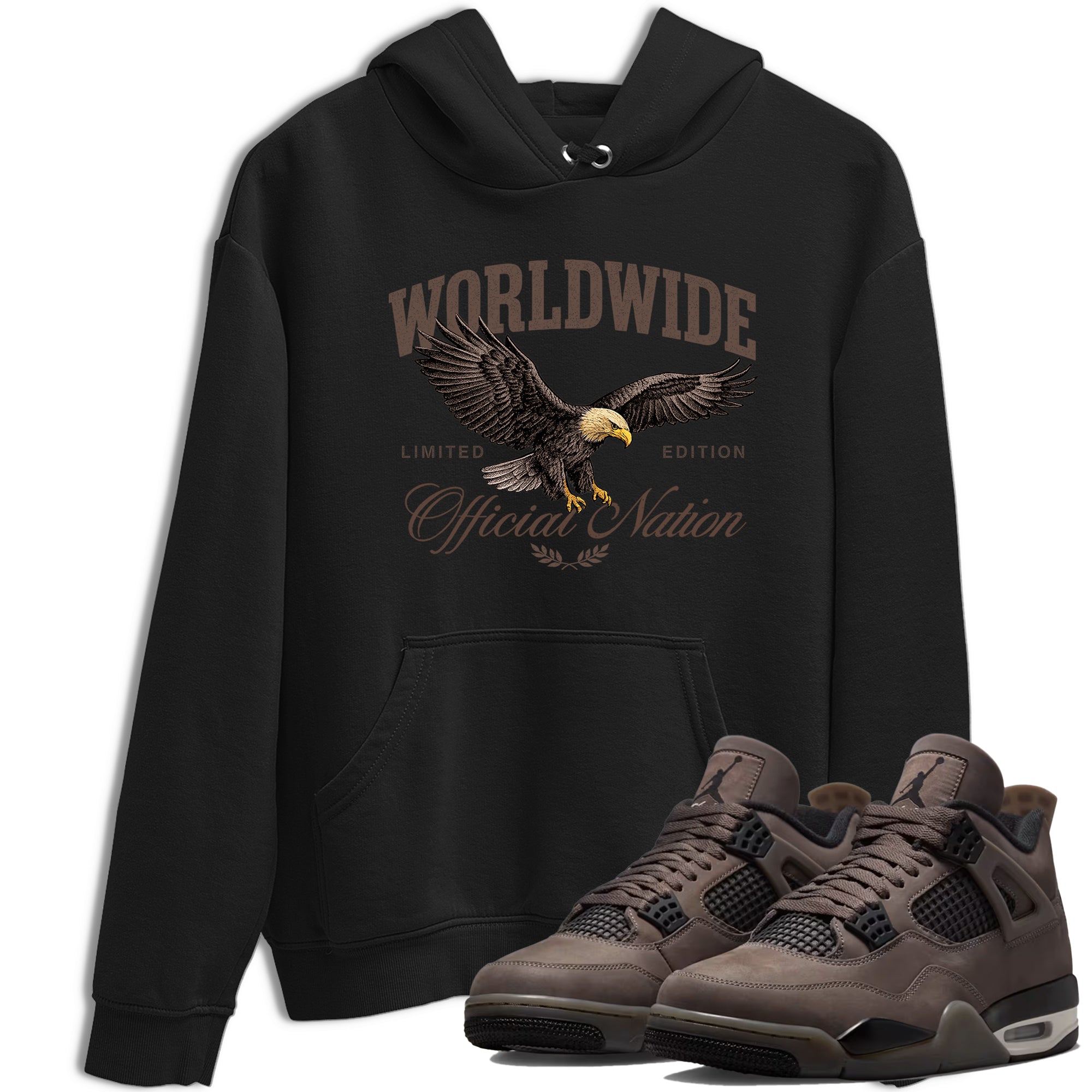 Sneaker match tees  Sneaker Tees To Match Air Jordan 4 Cave Stone Shoes  Worldwide Official Nation Tee Black 1