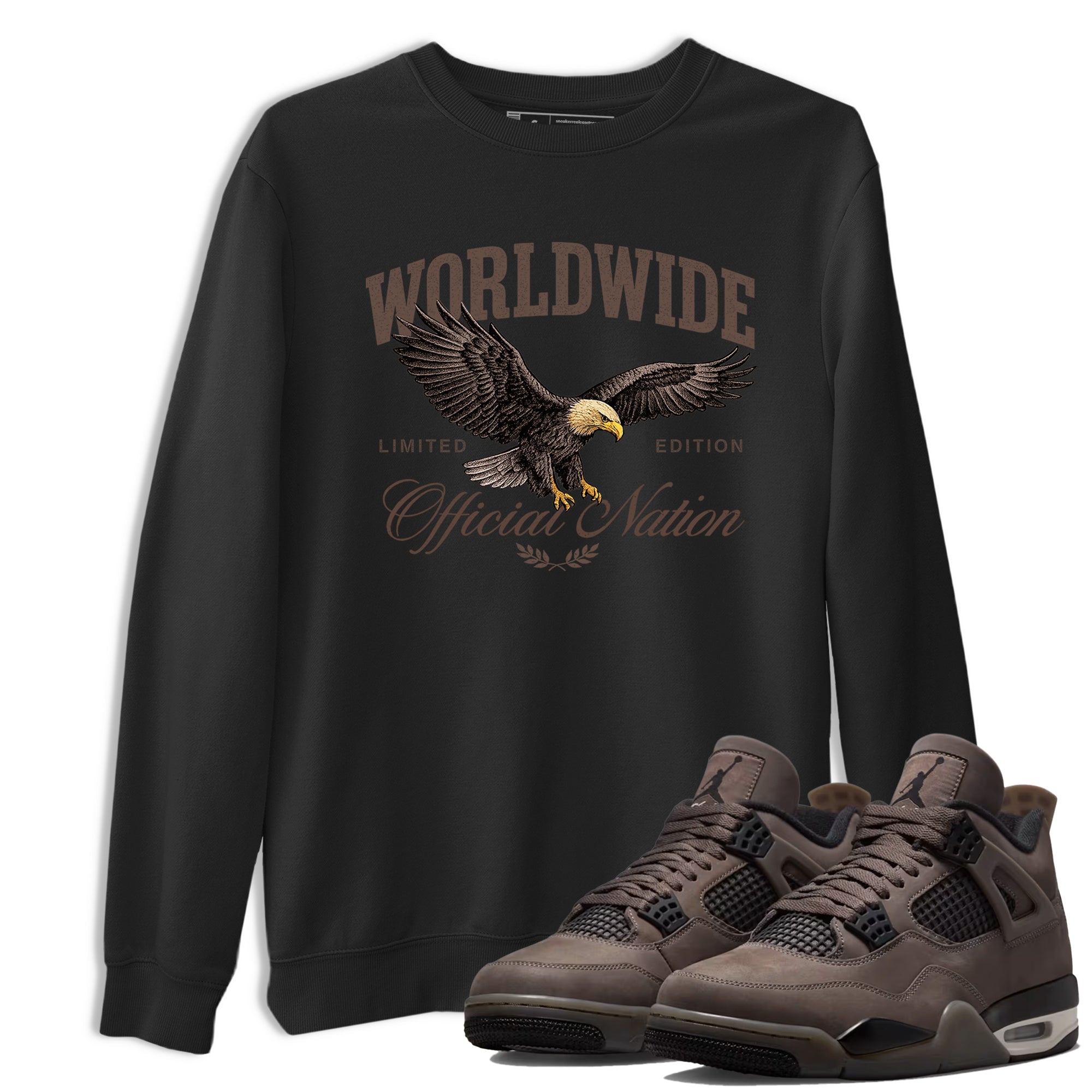Sneaker match tees  Sneaker Tees To Match Air Jordan 4 Cave Stone Shoes  Worldwide Official Nation Tee Black 1