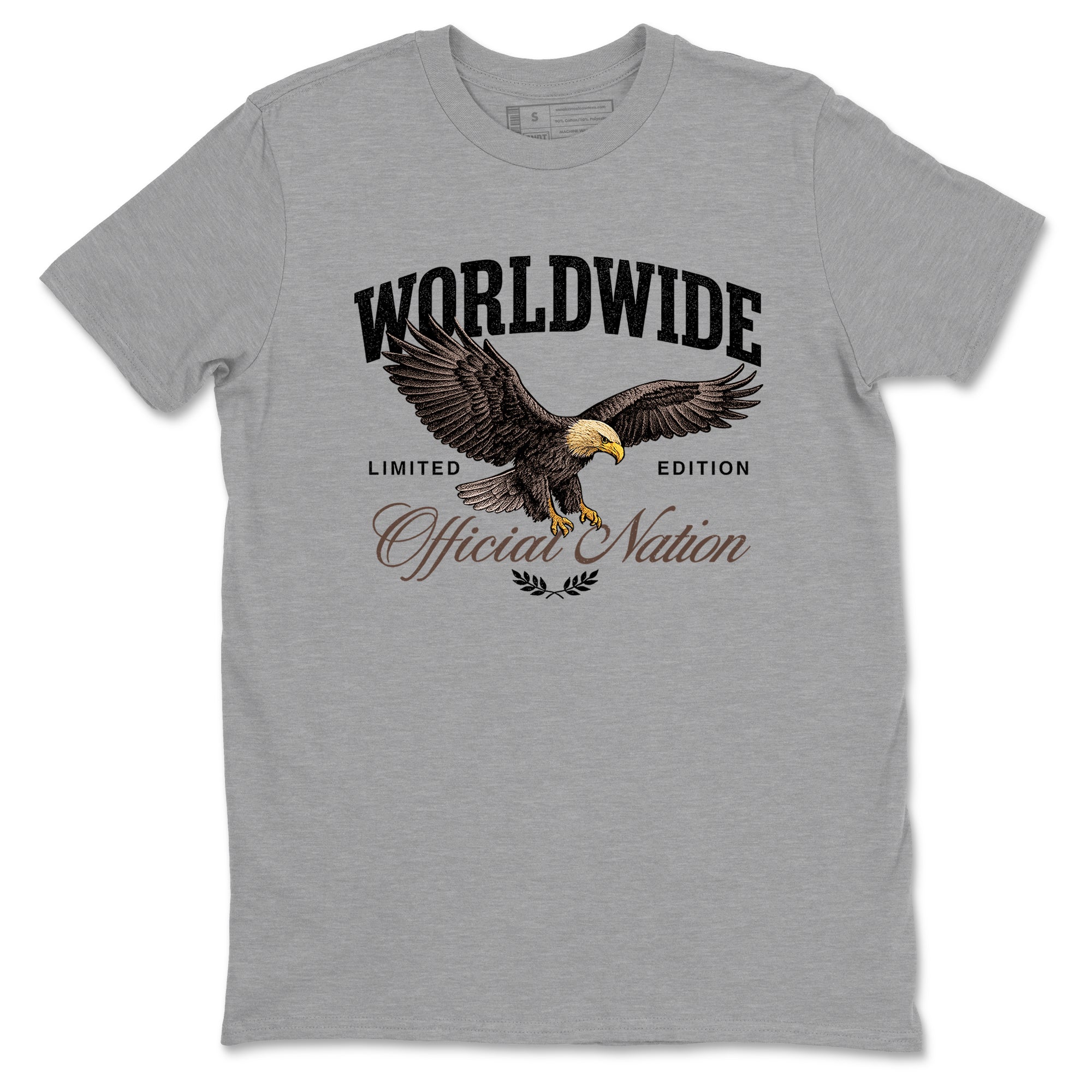 Sneaker match tees  Sneaker Tees To Match Air Jordan 4 Cave Stone Shoes  Worldwide Official Nation Tee Heather Grey 2