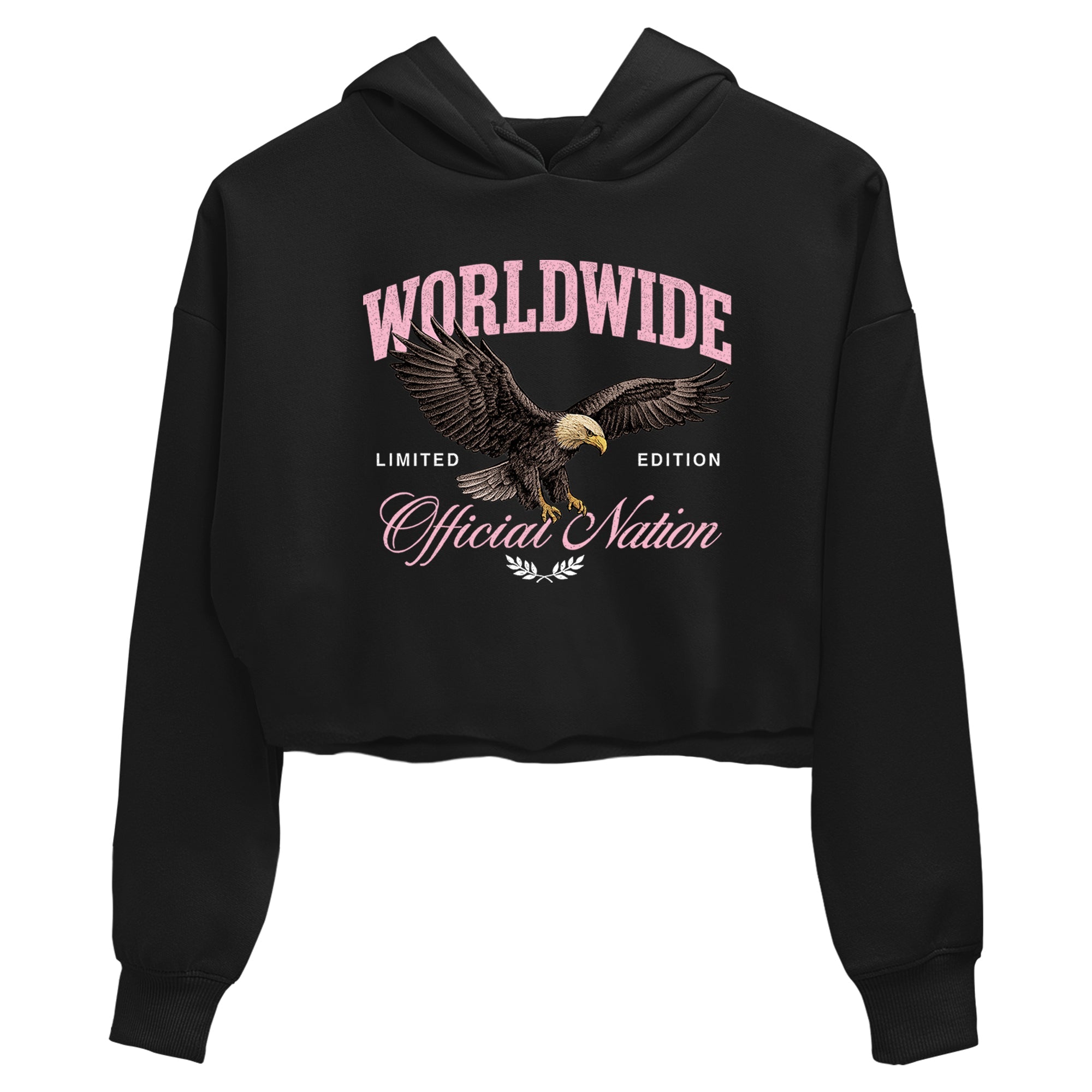 Sneaker Threads Sneaker Tees To Match Air Jordan 5 Medium Soft Pink Shoes Worldwide Official Nation Crop T-Shirt Black 2