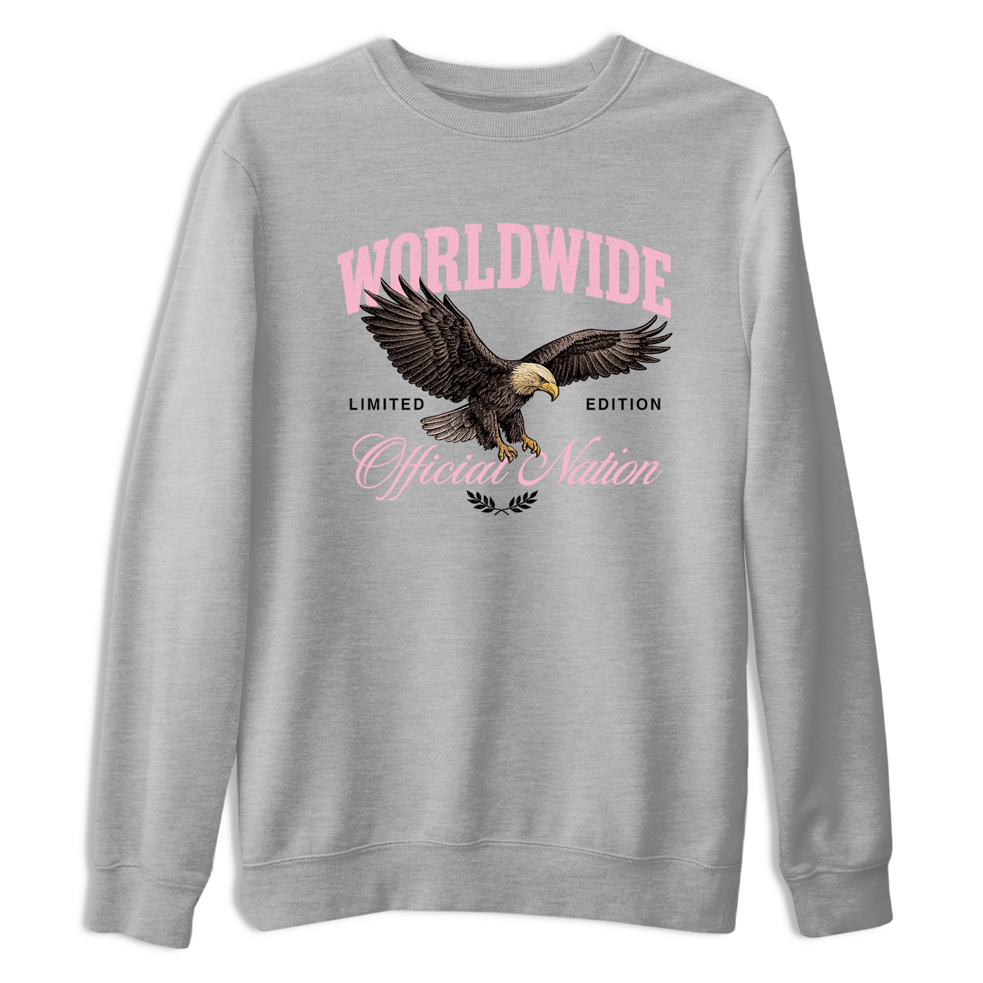 Sneaker Threads Sneaker Tees To Match Air Jordan 5 Medium Soft Pink Shoes Worldwide Official Nation Tee Heather Grey 2