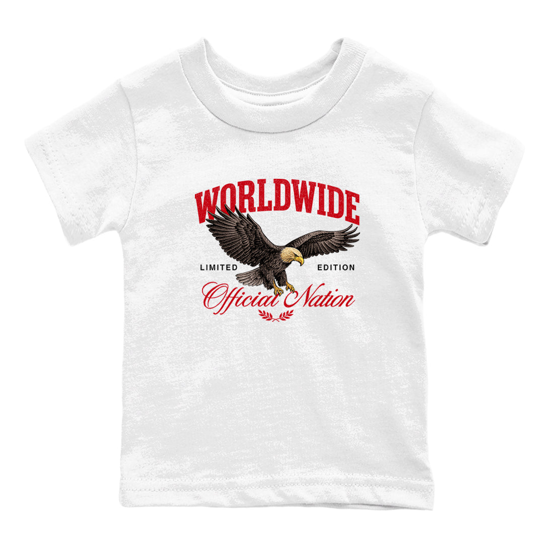 5s Fire Red Sneaker match tees  Sneaker Tees To Match Jordan 5 Retro Fire Red Sneakers  Worldwide Official Nation Kids Graphic T-Shirt White 2