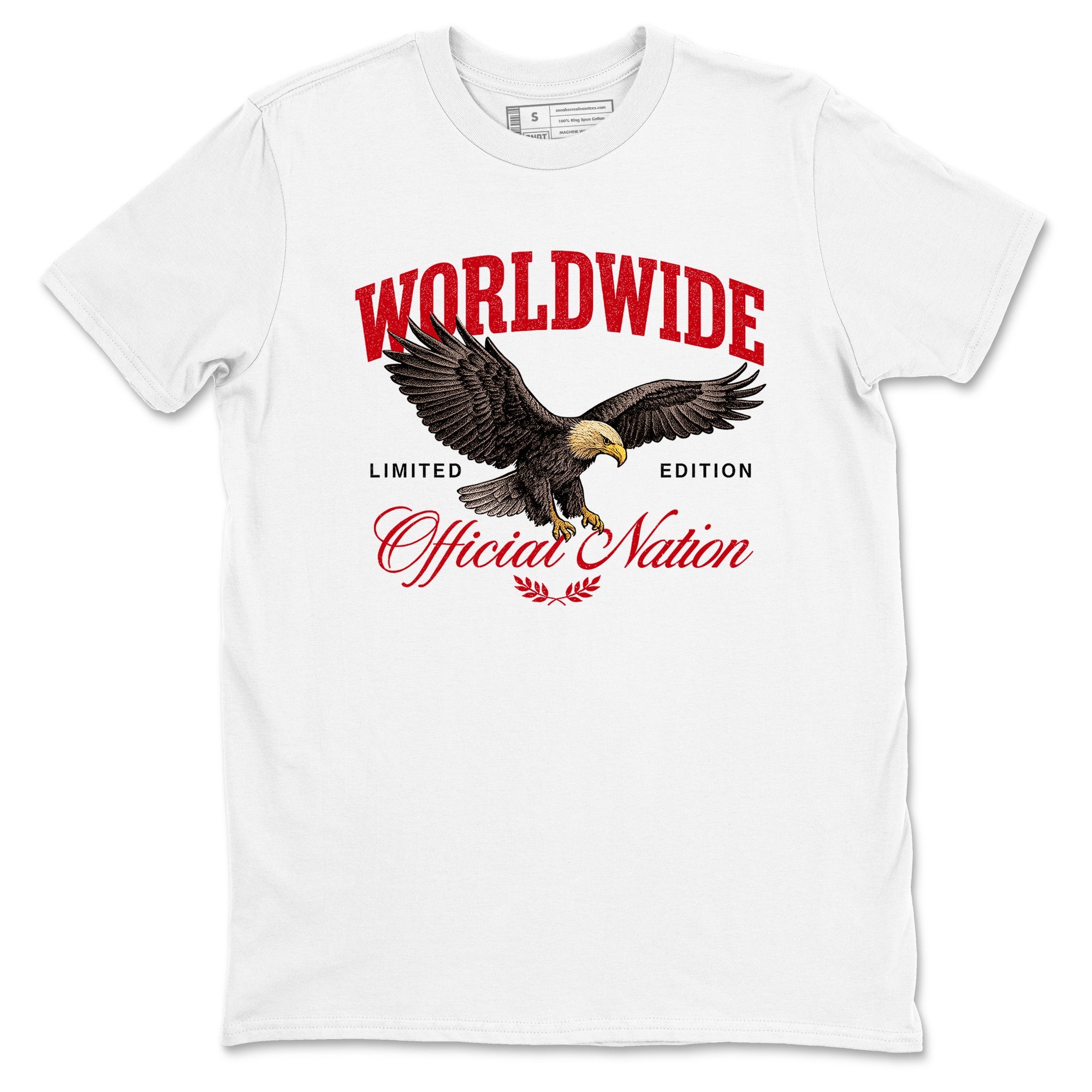 5s Fire Red Sneaker match tees  Sneaker Tees To Match Jordan 5 Retro Fire Red Sneakers  Worldwide Official Nation Graphic Tee White 2