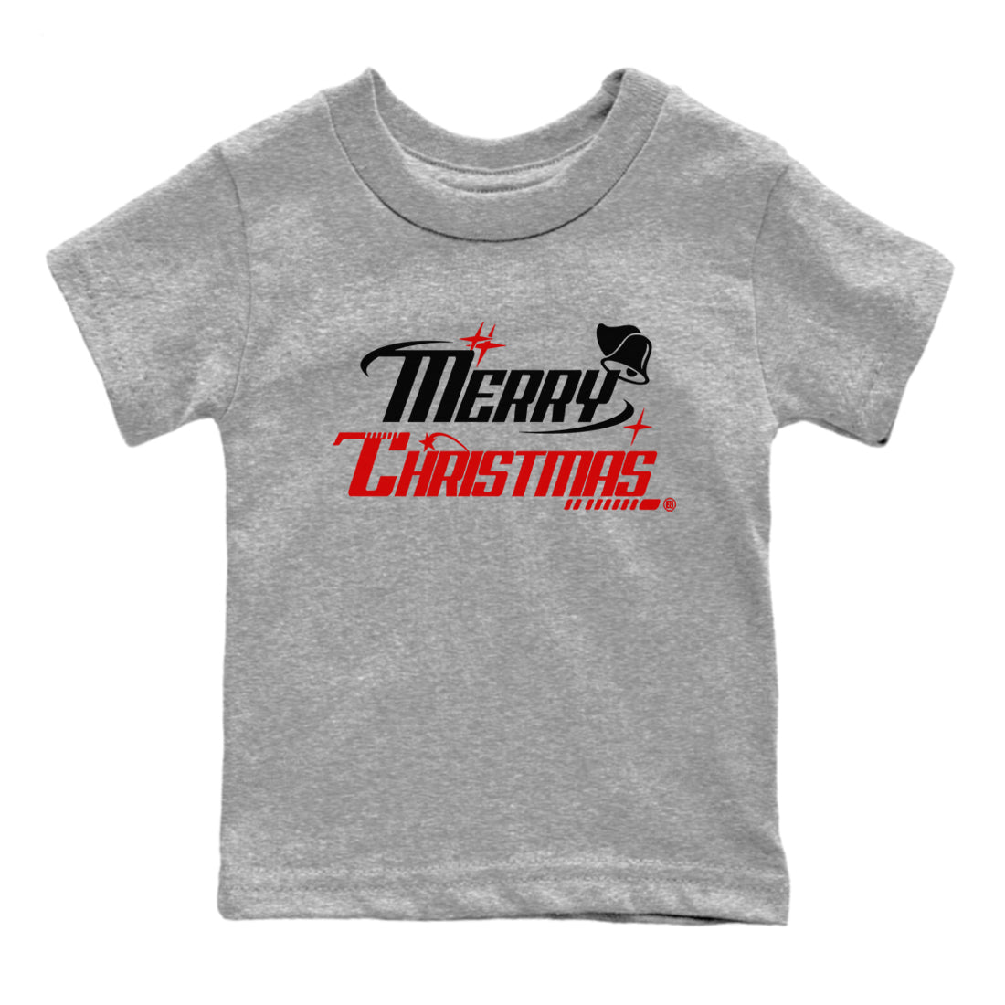 11s Bred Velvet shirts to match jordans Y2K Merry Christmas sneaker match tees Air Jordan 11 WMNS Bred Velvet match shoes to clothes Drip Gear Zone Youth Baby Heather Grey 2 tee
