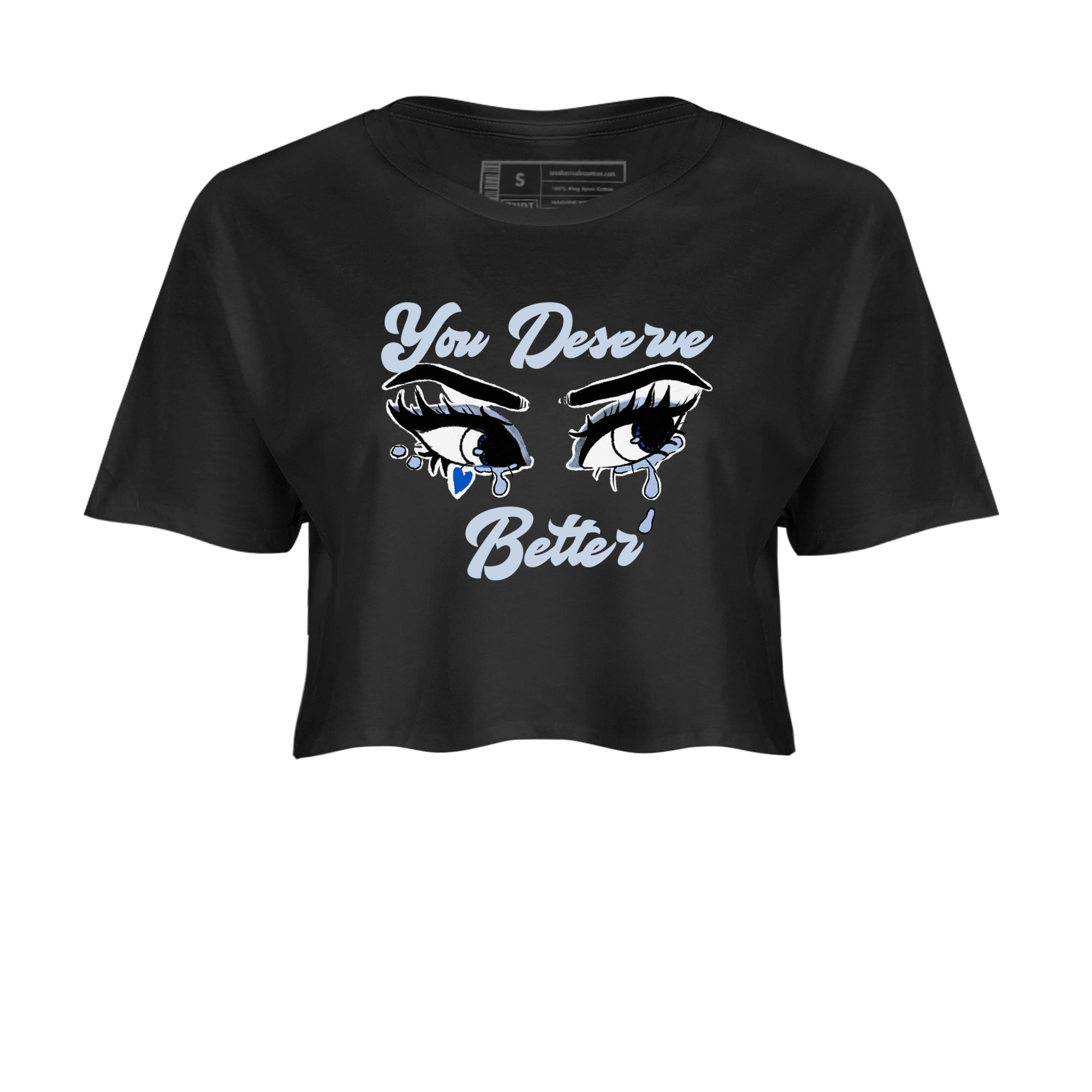 11s Low Space shirt to match jordans You Deserve Better sneaker tees Air Jordan 11 Low Space Drip Gear Zone Black 2 crop length shirt