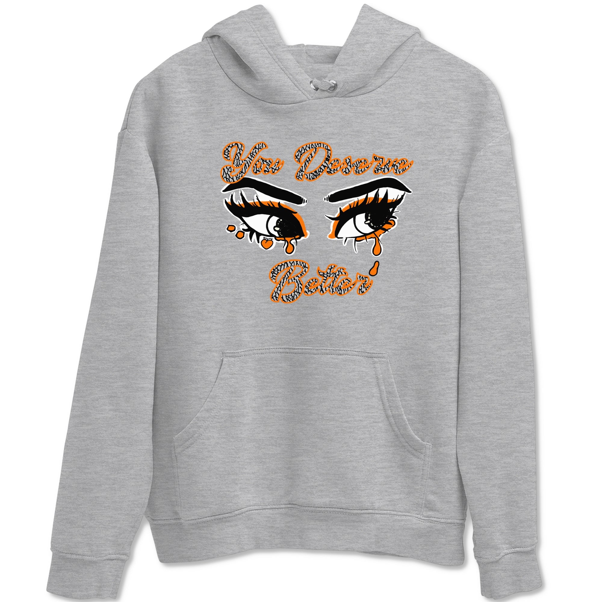 3s Georgia Peach shirt to match jordans You Deserve Better sneaker tees Air Jordan 3 Georgia Peach Drip Gear Zone unisex cotton Heather Grey 2 crew neck shirt