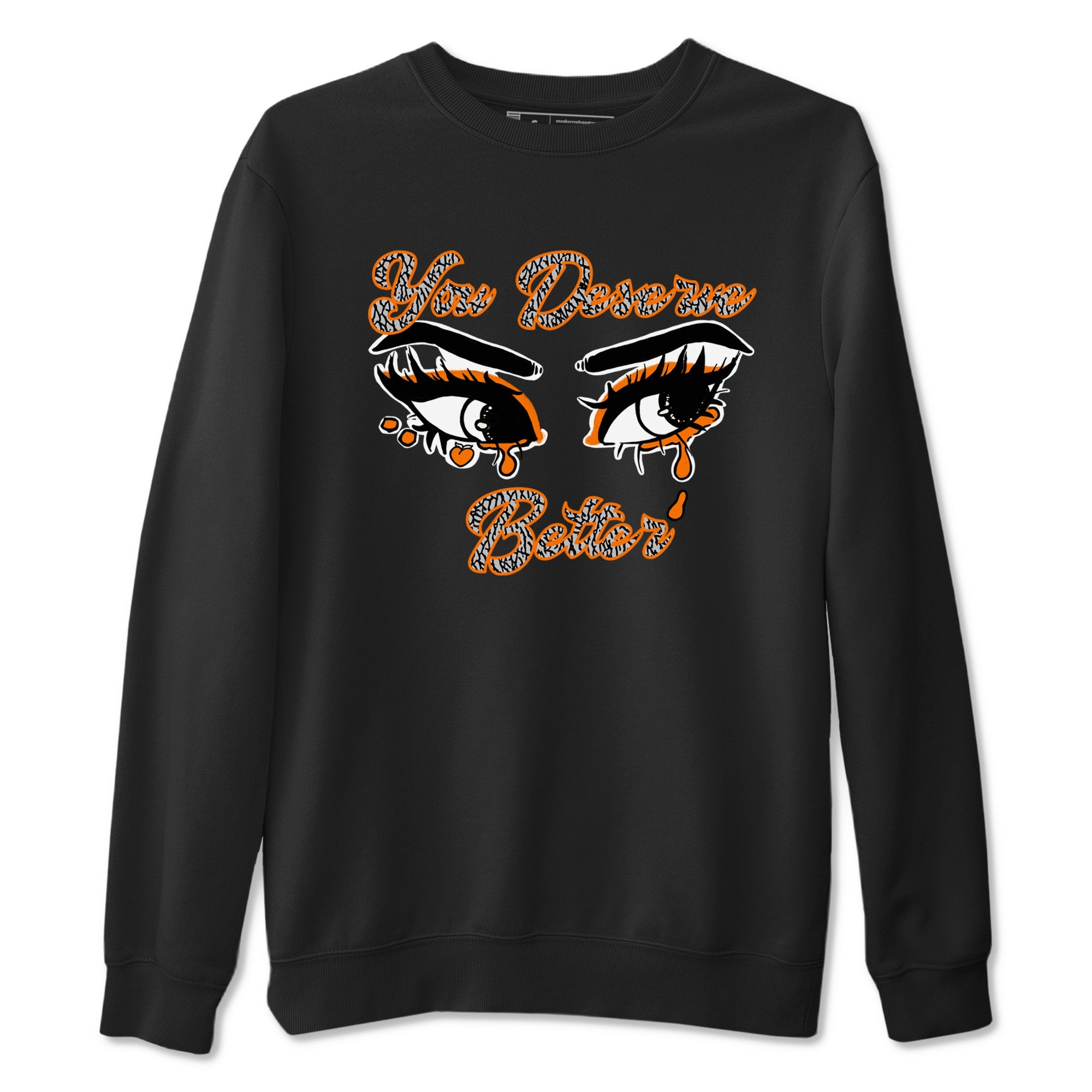 3s Georgia Peach shirt to match jordans You Deserve Better sneaker tees Air Jordan 3 Georgia Peach Drip Gear Zone unisex cotton Black 2 crew neck shirt