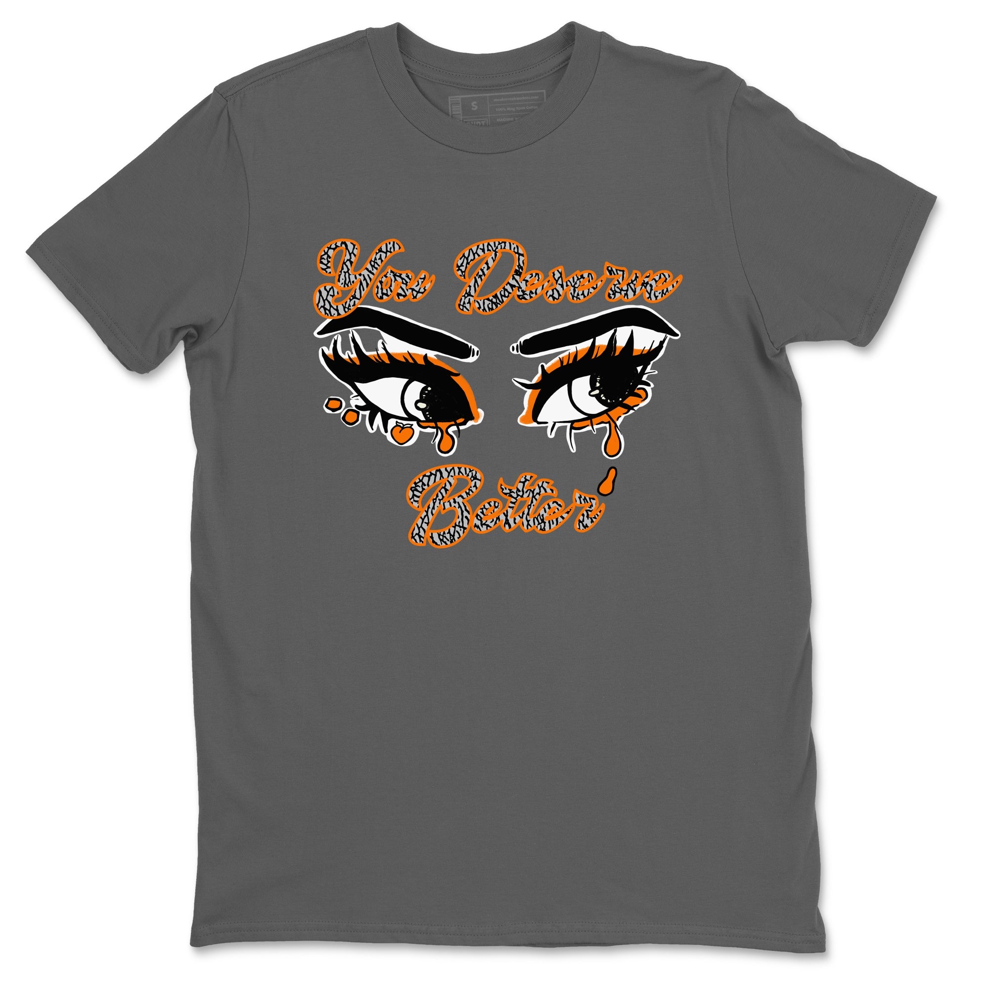 3s Georgia Peach shirt to match jordans You Deserve Better sneaker tees Air Jordan 3 Georgia Peach Drip Gear Zone unisex cotton Cool Grey 2 crew neck shirt