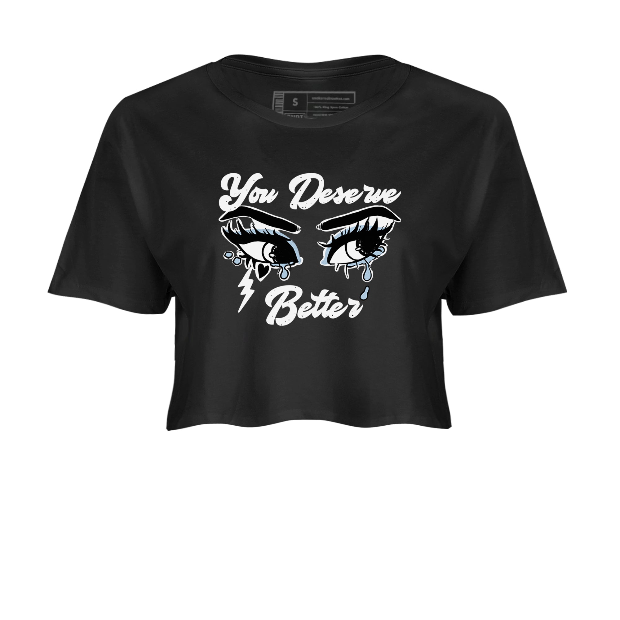 6s Reverse Cookies shirt to match jordans You Deserve Better sneaker tees Air Jordan 6 Reverse Cookies Drip Gear Zone Black 2 crop length shirt