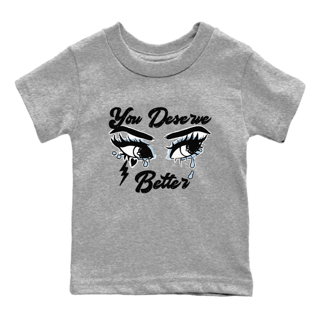6s Reverse Cookies shirt to match jordans You Deserve Better sneaker tees Air Jordan 6 Reverse Cookies Drip Gear Zone baby toddler Heather Grey 2 cotton Shirt