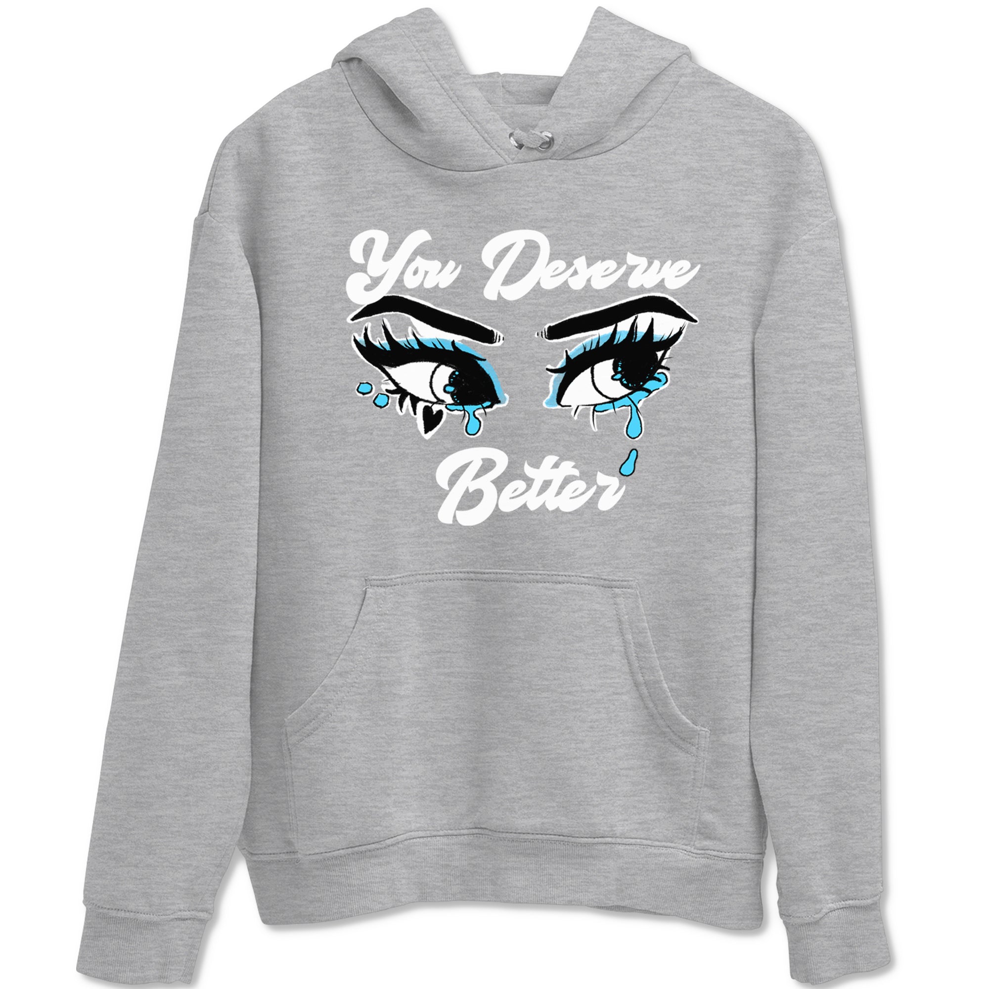 AJ9 Powder Blue shirt to match jordans You Deserve Better sneaker tees Air Jordan 9 Powder Blue Drip Gear Zone unisex cotton Heather Grey 2 crew neck shirt