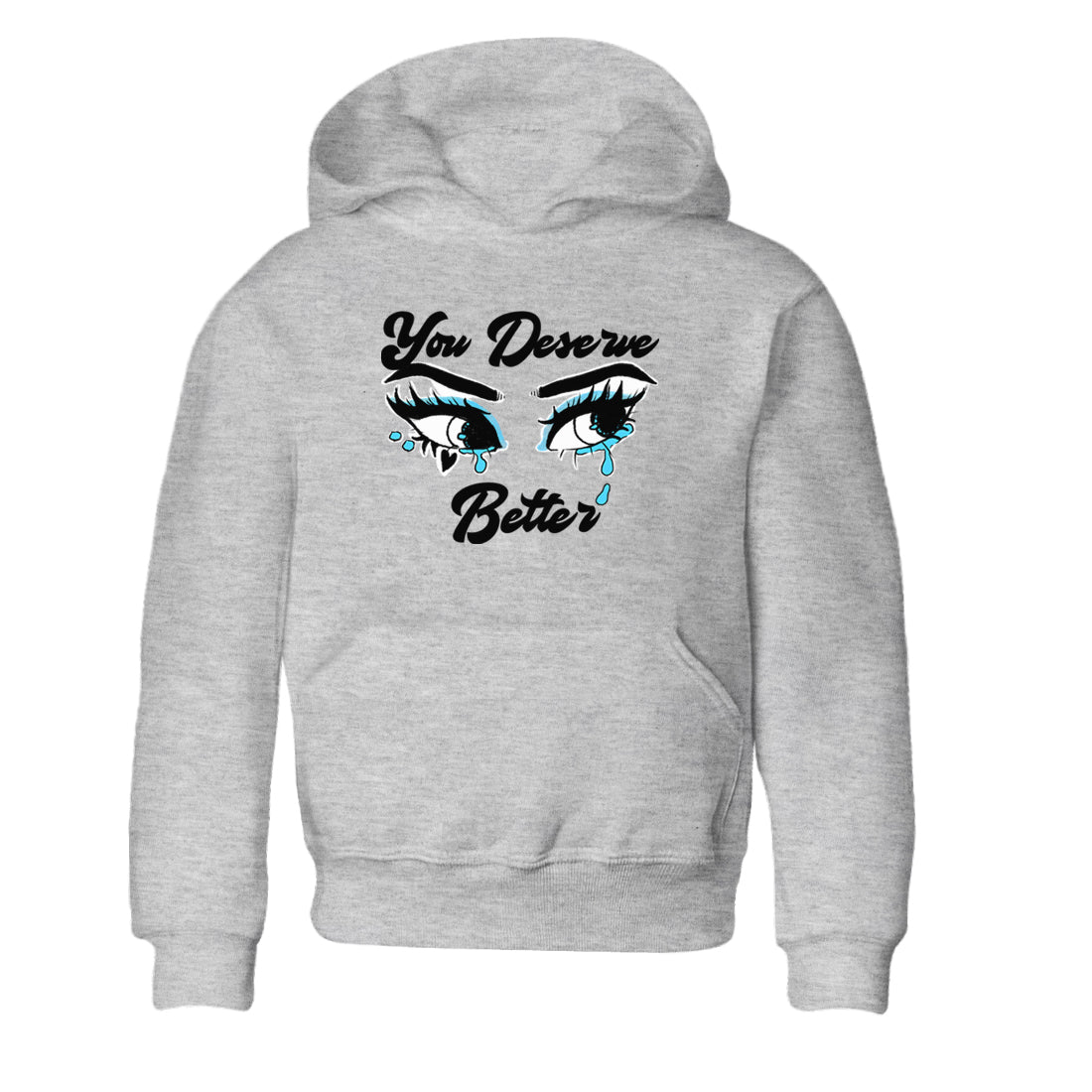 AJ9 Powder Blue shirt to match jordans You Deserve Better sneaker tees Air Jordan 9 Powder Blue Drip Gear Zone baby toddler Heather Grey 2 cotton Shirt