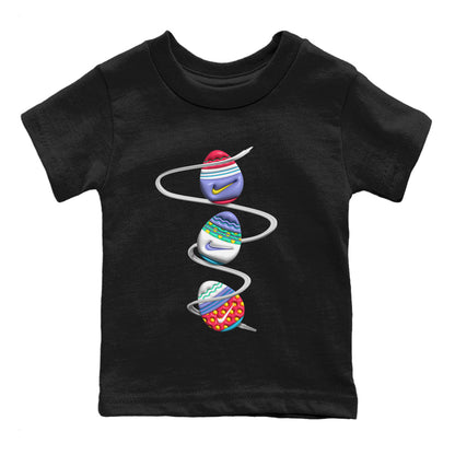 Dunk Easter Candy Sneaker Tees Drip Gear Zone 3D Easter Eggs Sneaker Tees Nike Easter Shirt Kids Shirts Black 2