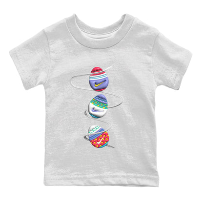 Dunk Easter Candy Sneaker Tees Drip Gear Zone 3D Easter Eggs Sneaker Tees Nike Easter Shirt Kids Shirts White 2