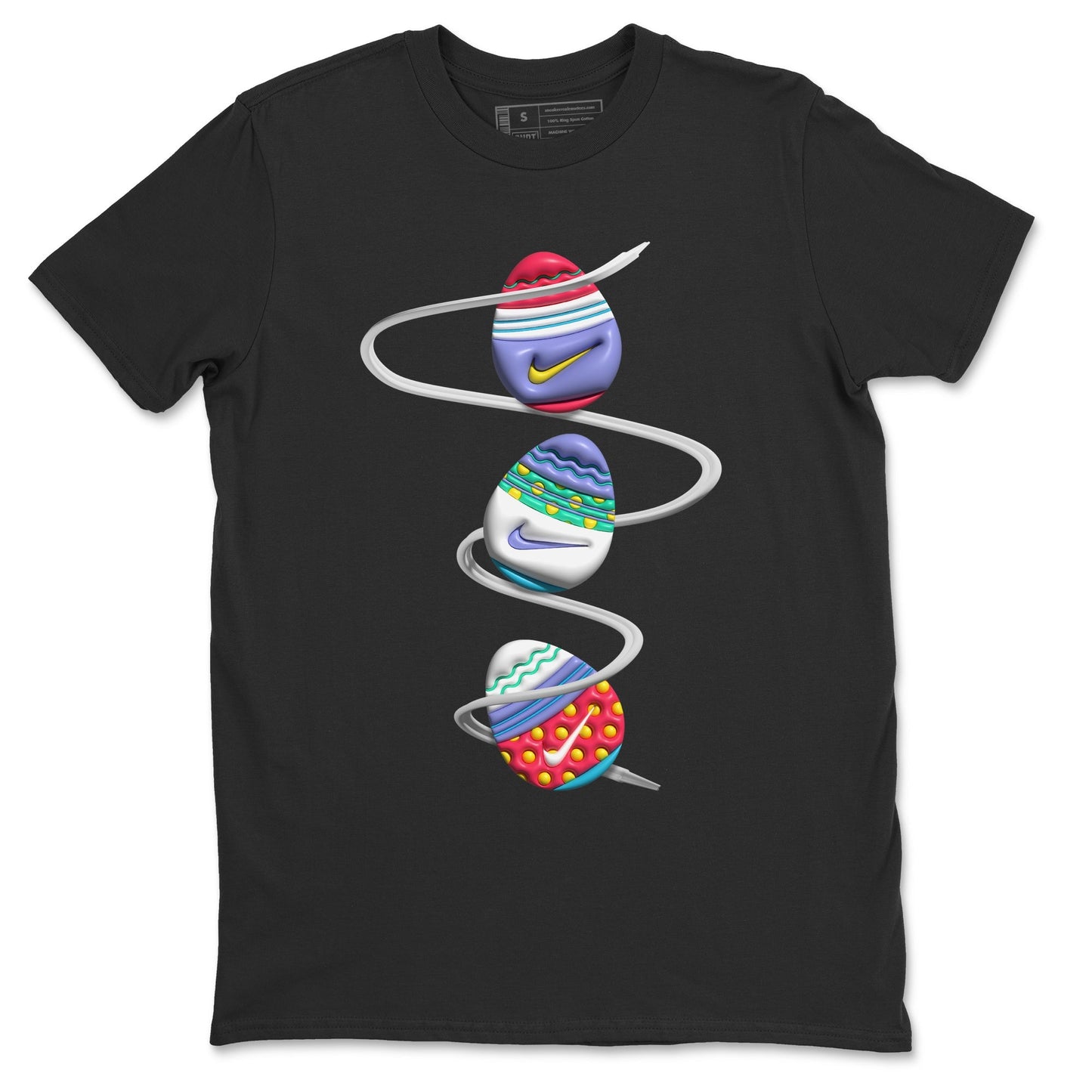 Dunk Easter Candy Sneaker Tees Drip Gear Zone 3D Easter Eggs Sneaker Tees Nike Easter Shirt Unisex Shirts Black 2