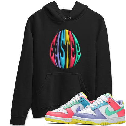 Dunk Easter Candy Sneaker Tees Drip Gear Zone 3D Easter Typo Sneaker Tees Nike Easter Shirt Unisex Shirts Black 1