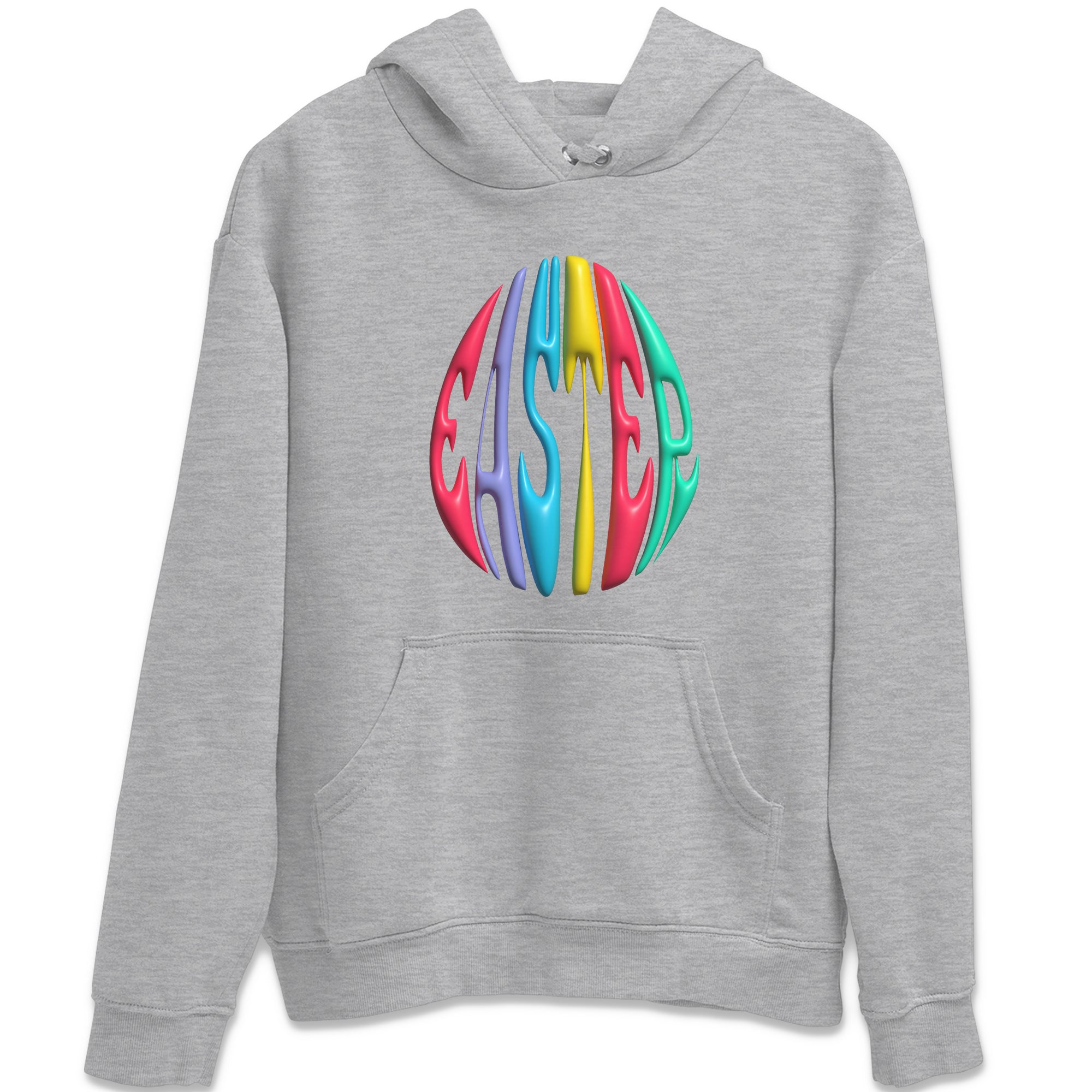 Dunk Easter Candy Sneaker Tees Drip Gear Zone 3D Easter Typo Sneaker Tees Nike Easter Shirt Unisex Shirts Heather Grey 2