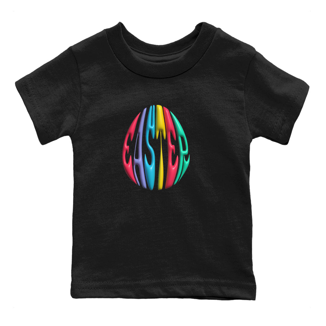 Dunk Easter Candy Sneaker Tees Drip Gear Zone 3D Easter Typo Sneaker Tees Nike Easter Shirt Kids Shirts Black 2