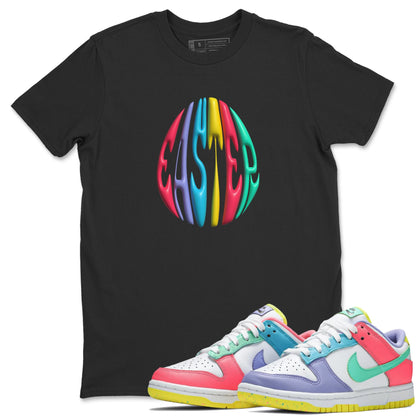 Dunk Easter Candy Sneaker Tees Drip Gear Zone 3D Easter Typo Sneaker Tees Nike Easter Shirt Unisex Shirts Black 1