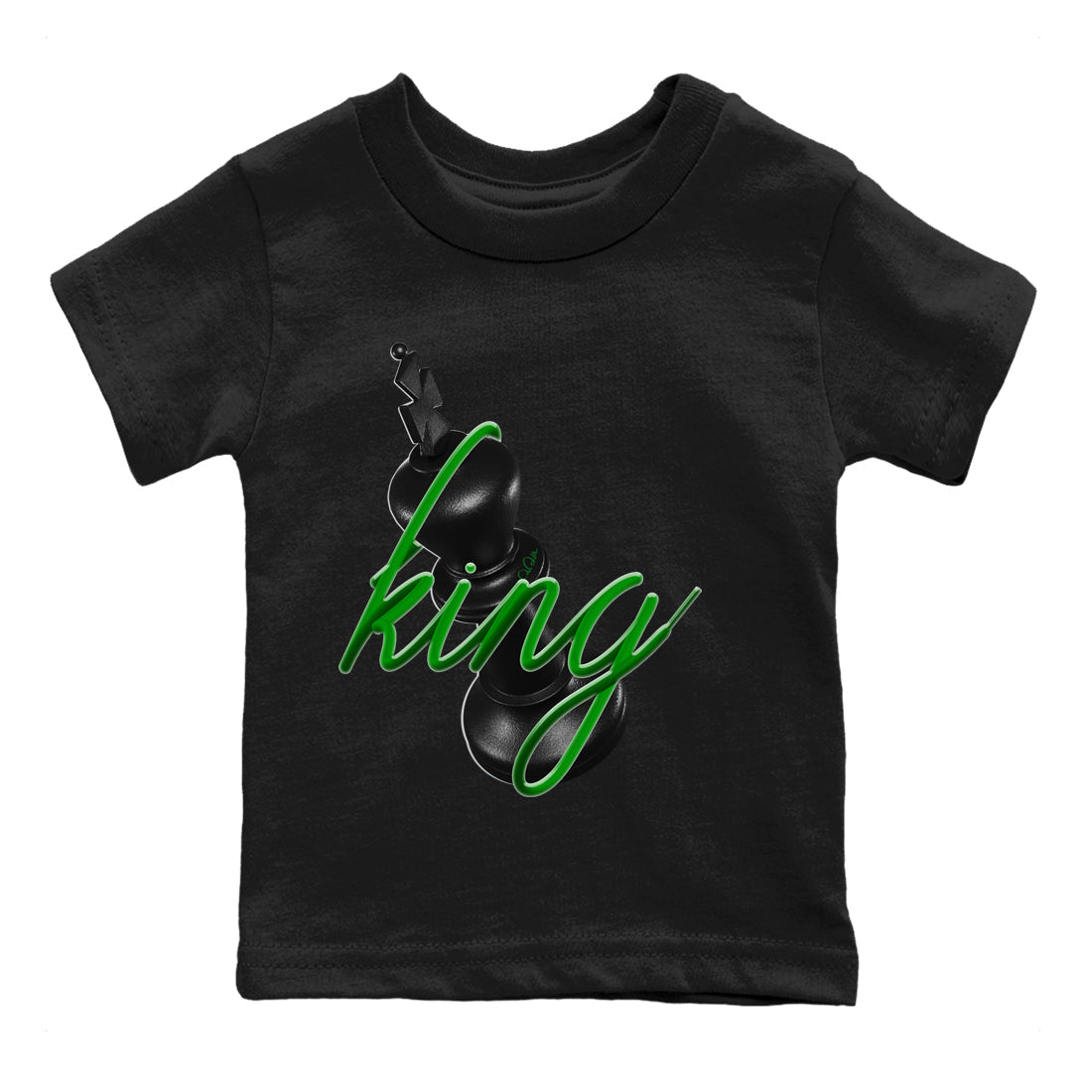 Air Jordan 1 Celtics Sneaker Match Tees 3D King Streetwear Sneaker Shirt AJ1 High OG Lucky Green Sneaker Release Tees Kids Shirts Black 2