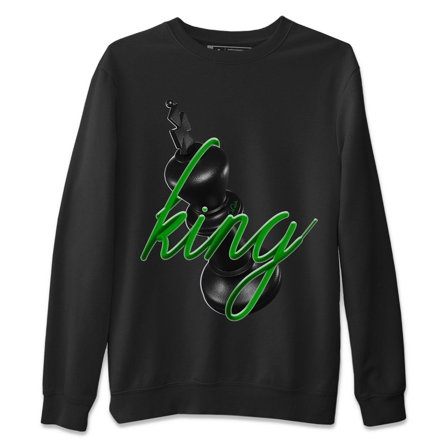 Air Jordan 1 Celtics Sneaker Match Tees 3D King Streetwear Sneaker Shirt AJ1 High OG Lucky Green Sneaker Release Tees Unisex Shirts Black 2