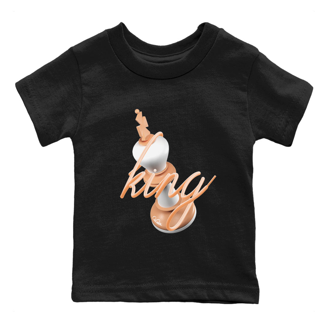 Air Jordan 1 Praline shirt to match jordans 3D King Streetwear Sneaker Shirt AJ1Praline Drip Gear Zone Sneaker Matching Clothing Baby Toddler Black 2 T-Shirt