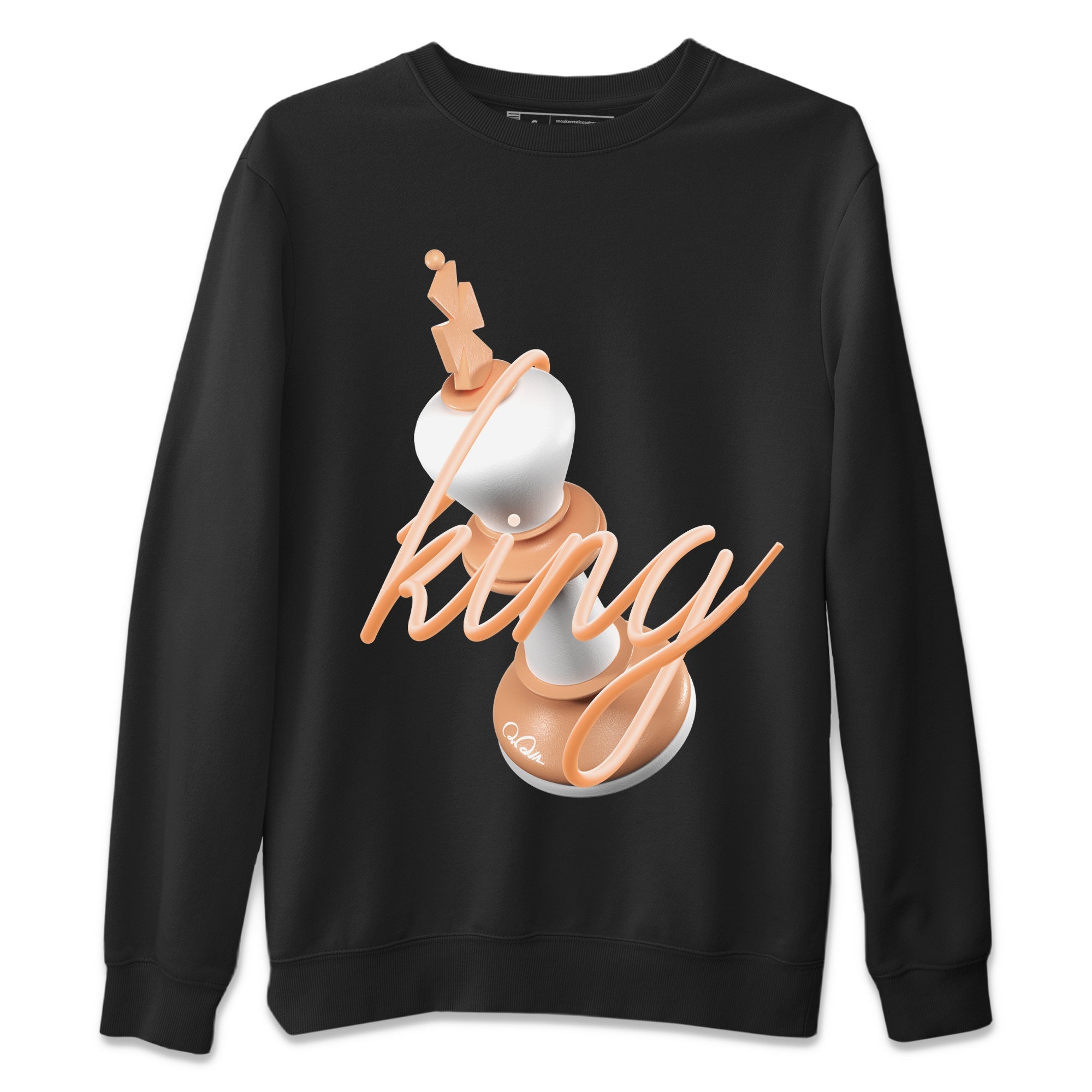 Air Jordan 1 Praline shirt to match jordans 3D King Streetwear Sneaker Shirt AJ1Praline Drip Gear Zone Sneaker Matching Clothing Unisex Black 2 T-Shirt