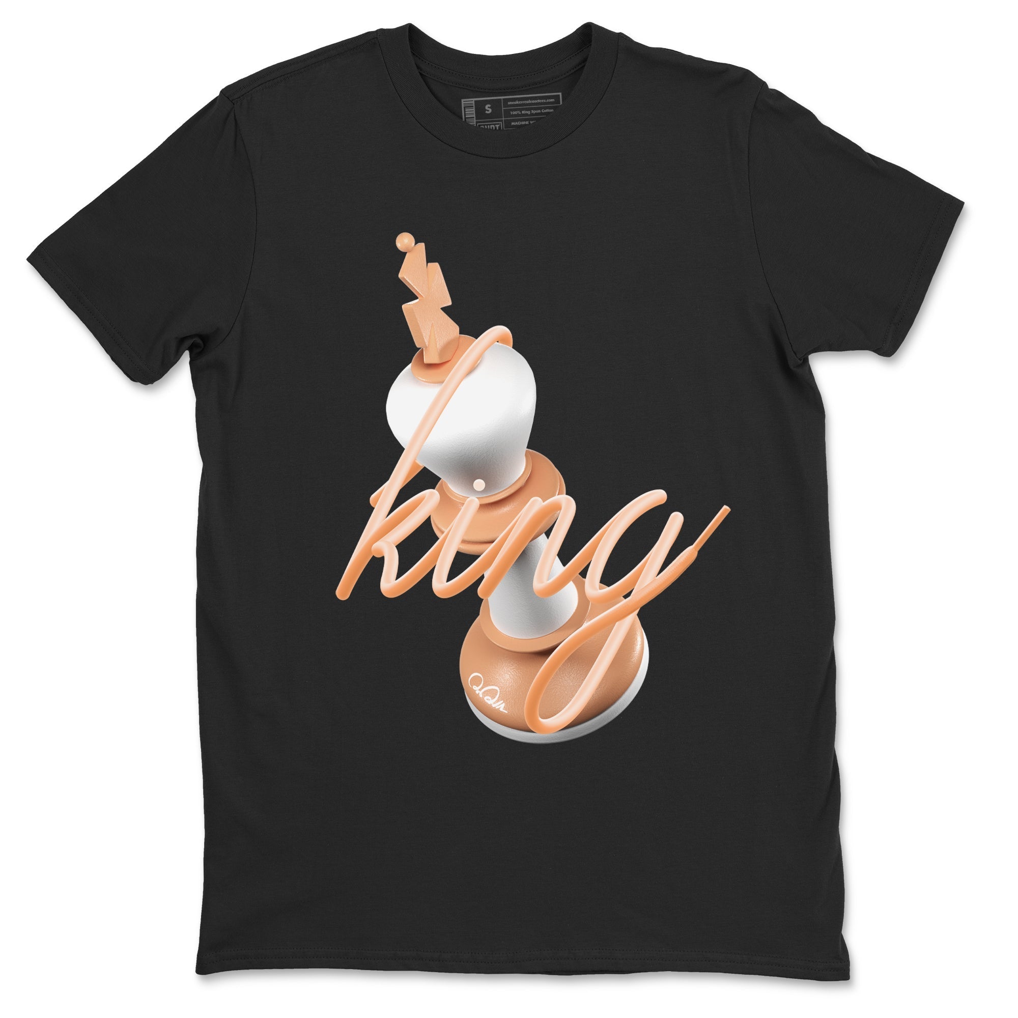 Air Jordan 1 Praline shirt to match jordans 3D King Streetwear Sneaker Shirt AJ1Praline Drip Gear Zone Sneaker Matching Clothing Unisex Black 2 T-Shirt