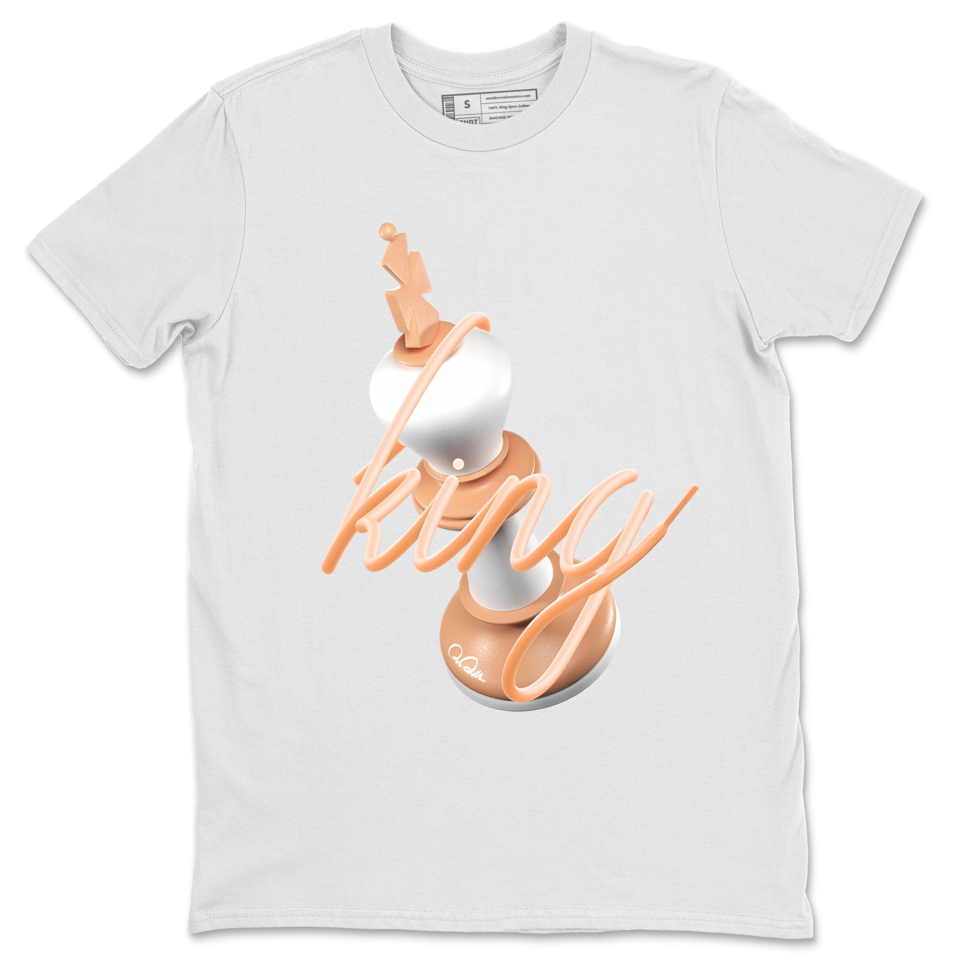 Air Jordan 1 Praline shirt to match jordans 3D King Streetwear Sneaker Shirt AJ1Praline Drip Gear Zone Sneaker Matching Clothing Unisex White 2 T-Shirt