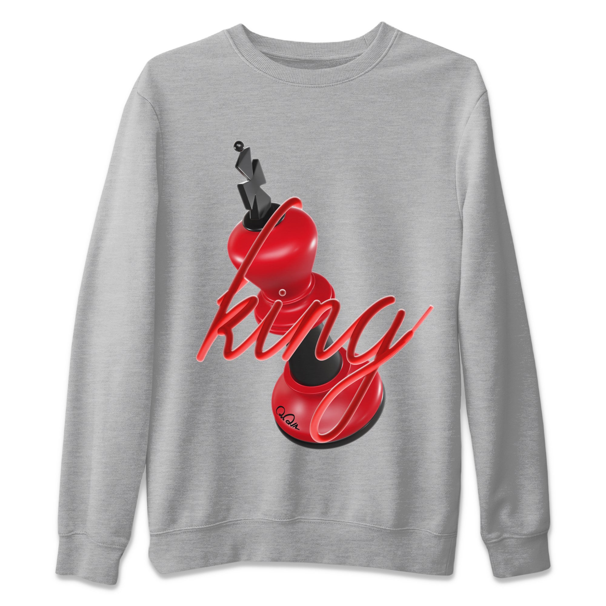 Air Jordan 1 Satin Bred Sneaker Match Tees 3D King Streetwear Sneaker Shirt AJ1 Satin Bred Sneaker Release Tees Unisex Shirts Heather Grey 2