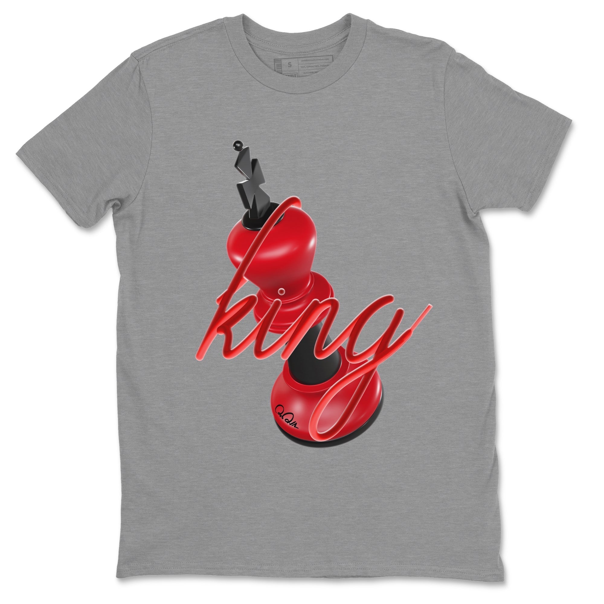 Air Jordan 1 Satin Bred Sneaker Match Tees 3D King Streetwear Sneaker Shirt AJ1 Satin Bred Sneaker Release Tees Unisex Shirts Heather Grey 2