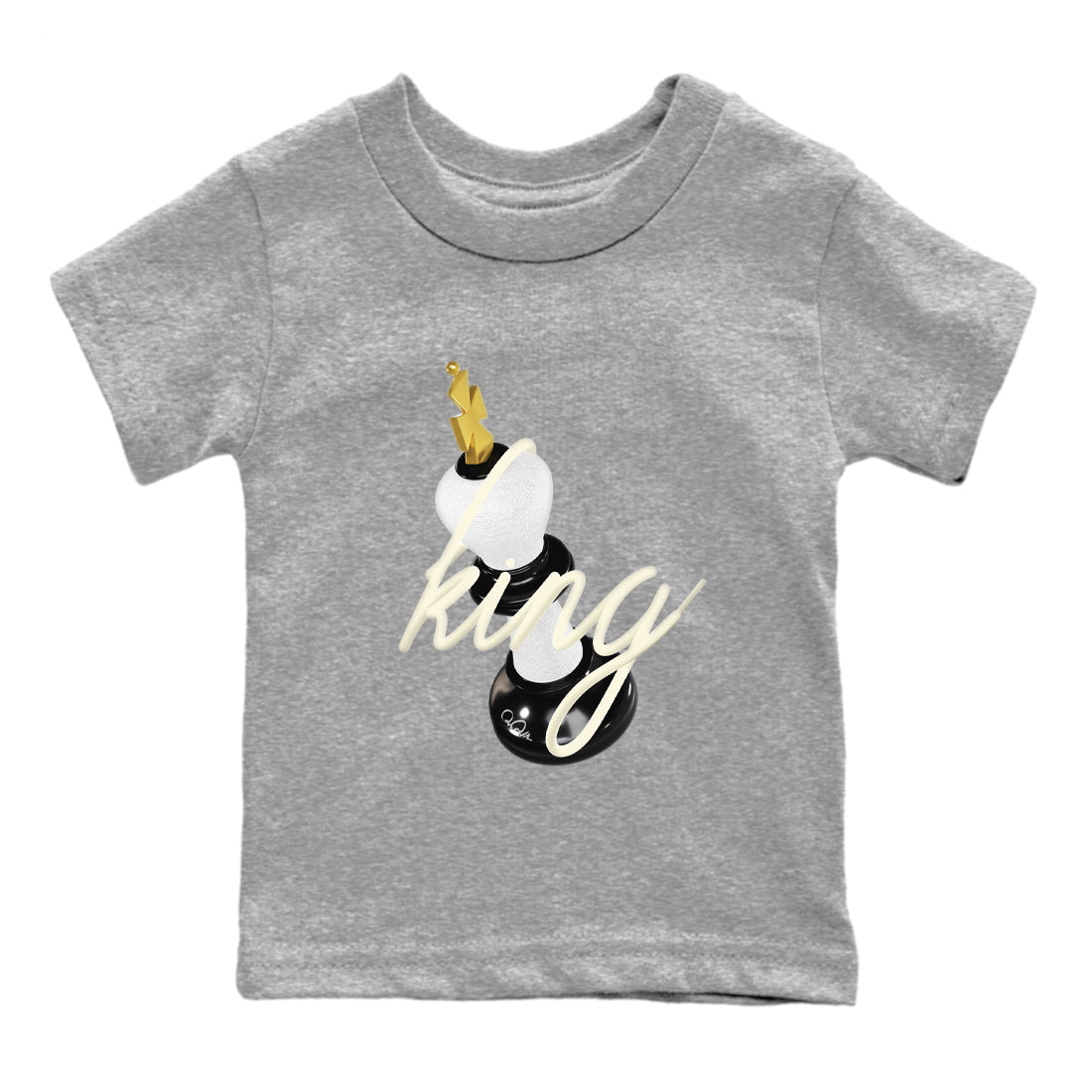 11s Gratitude shirt to match jordans 3D King sneaker tees Air Jordan 11 Gratitude Drip Gear Zone Baby Toddler Heather Grey 2 T-Shirt