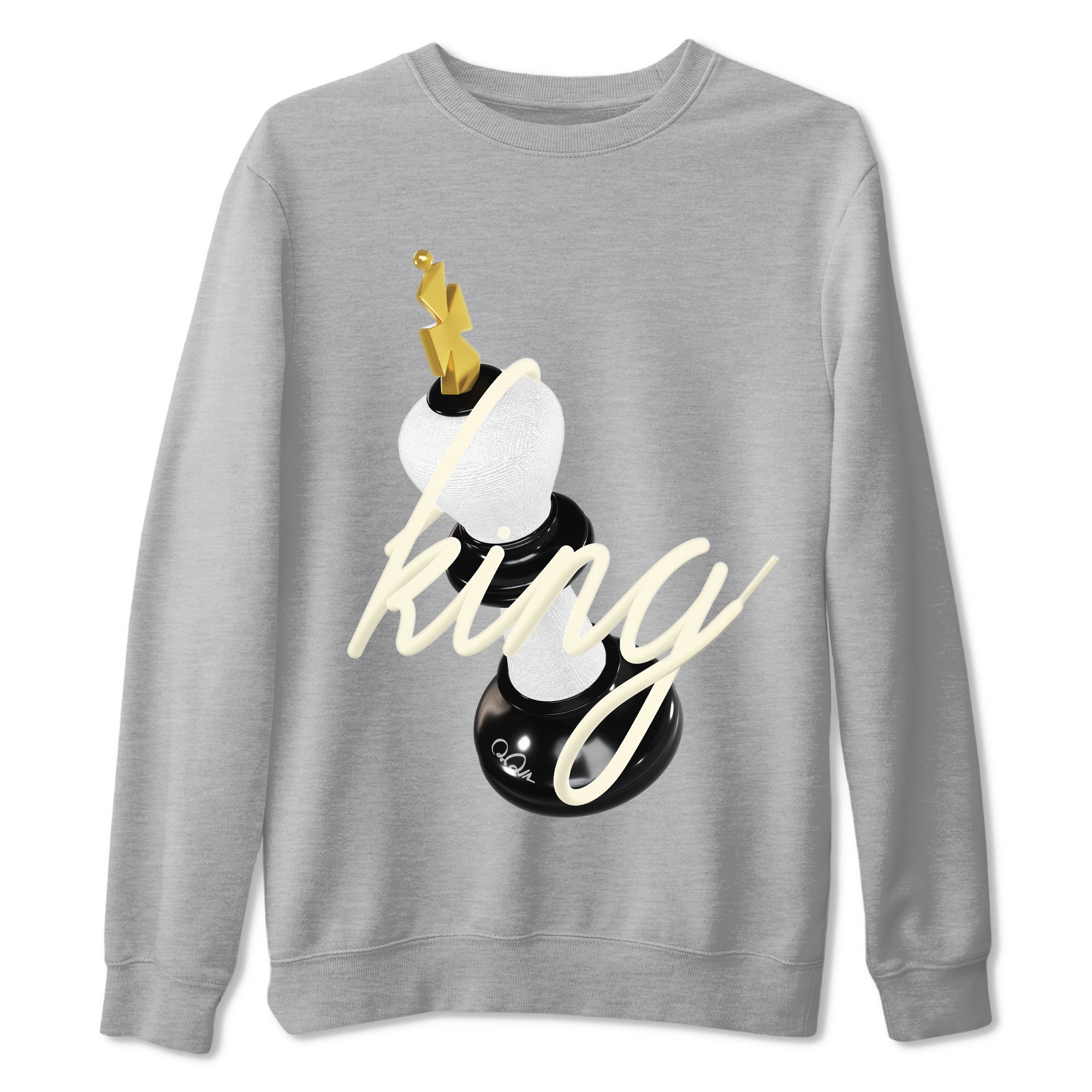 11s Gratitude shirt to match jordans 3D King sneaker tees Air Jordan 11 Gratitude Drip Gear Zone Unisex Heather Grey 2 T-Shirt