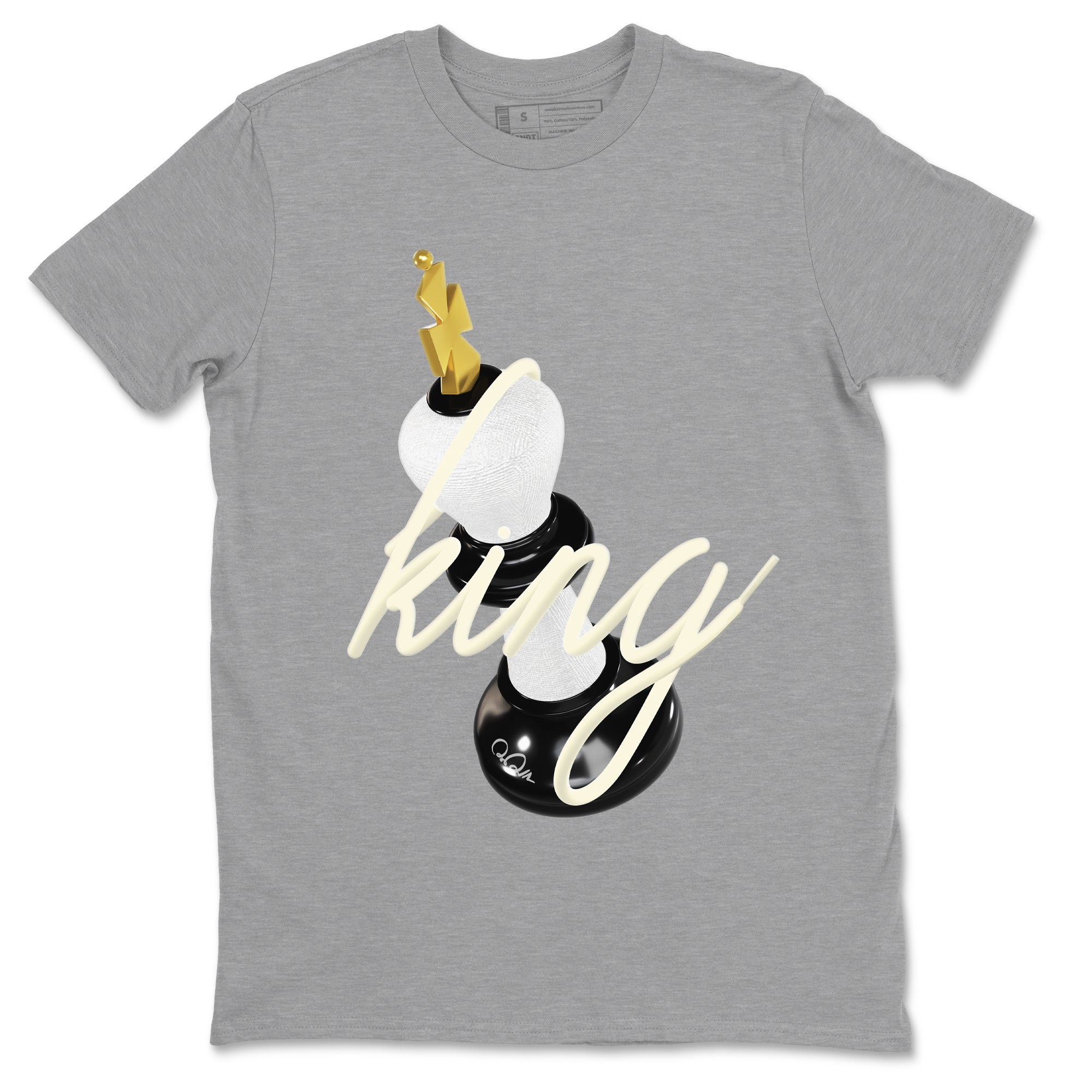 11s Gratitude shirt to match jordans 3D King sneaker tees Air Jordan 11 Gratitude Drip Gear Zone Unisex Heather Grey 2 T-Shirt