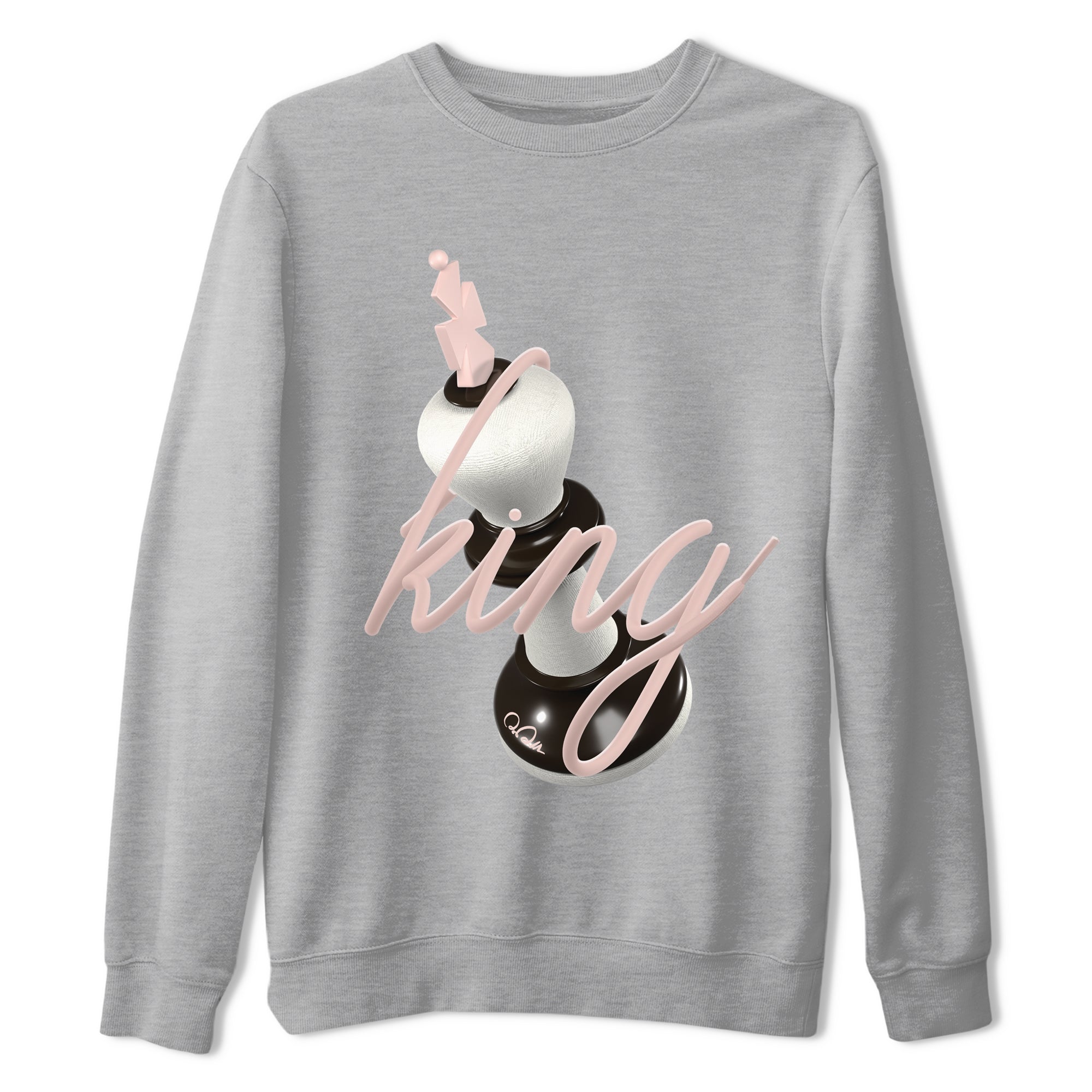 Air Jordan 11 Neapolitan shirt to match jordans 3D King sneaker matching t-shirts and clothing AJ11 Neapolitan Drip Gear Zone Cotton Casual Unisex Heather Grey 2 T-Shirt