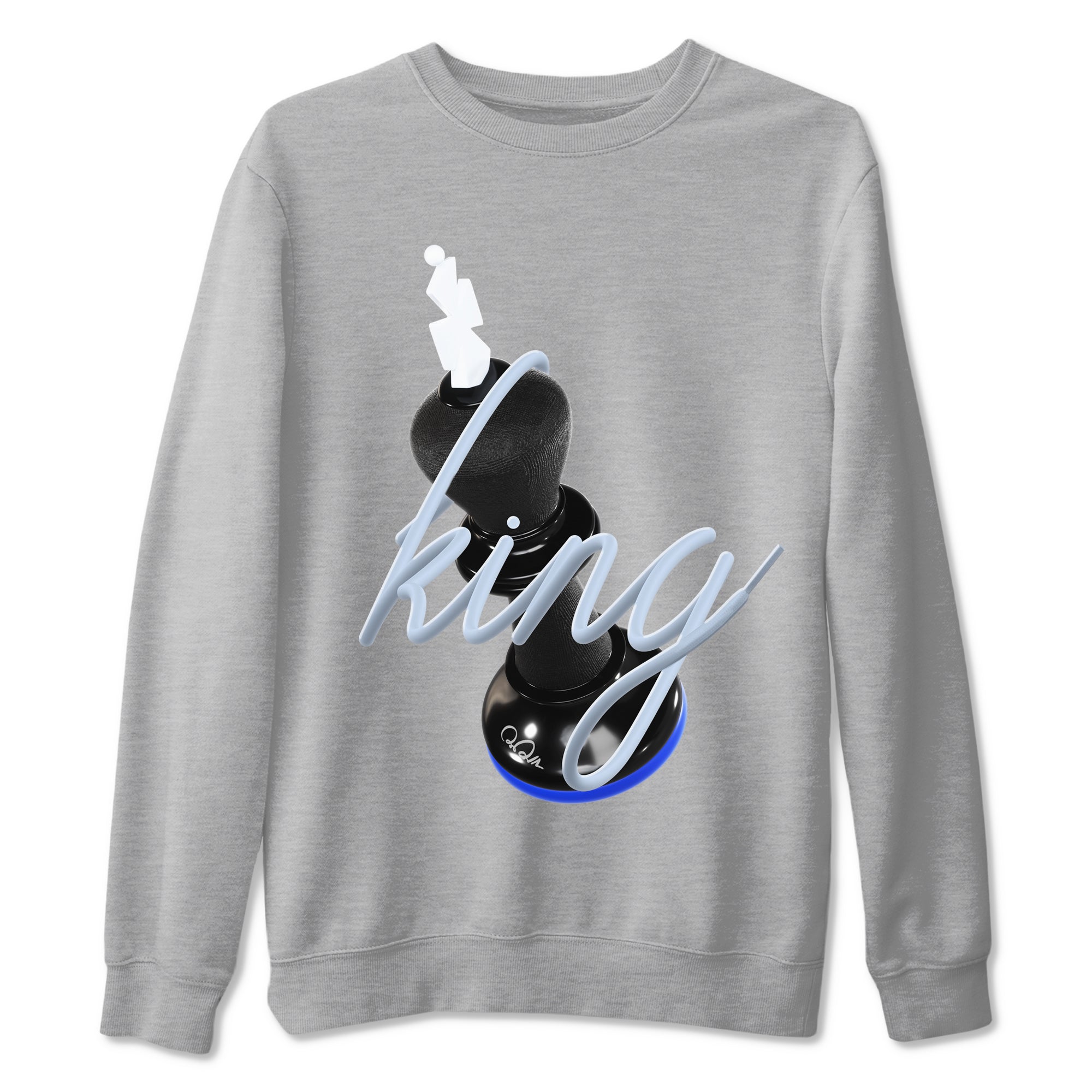 Air Jordan 11 Space shirt to match jordans 3D King sneaker tees AJ11 Space Drip Gear Zone unisex cotton Heather Grey 2 crew neck shirt