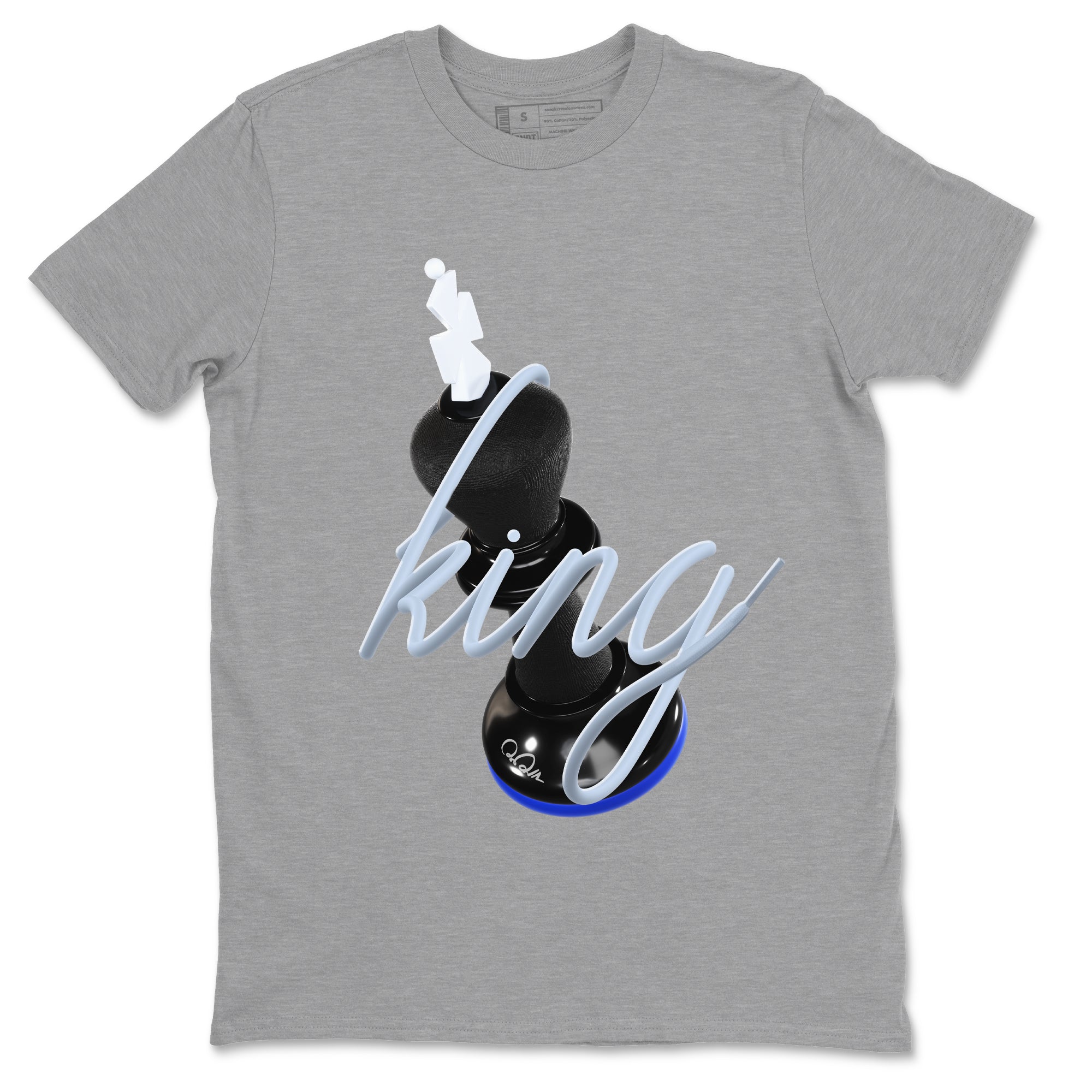 Air Jordan 11 Space shirt to match jordans 3D King sneaker tees AJ11 Space Drip Gear Zone unisex cotton Heather Grey 2 crew neck shirt