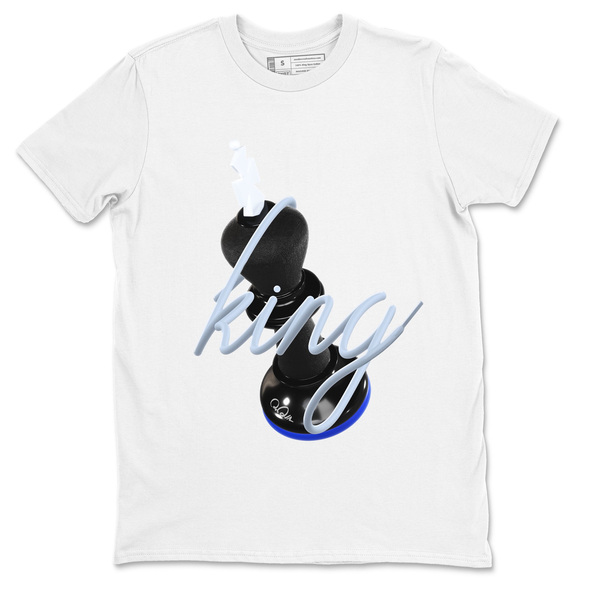 Air Jordan 11 Space shirt to match jordans 3D King sneaker tees AJ11 Space Drip Gear Zone unisex cotton White 2 crew neck shirt