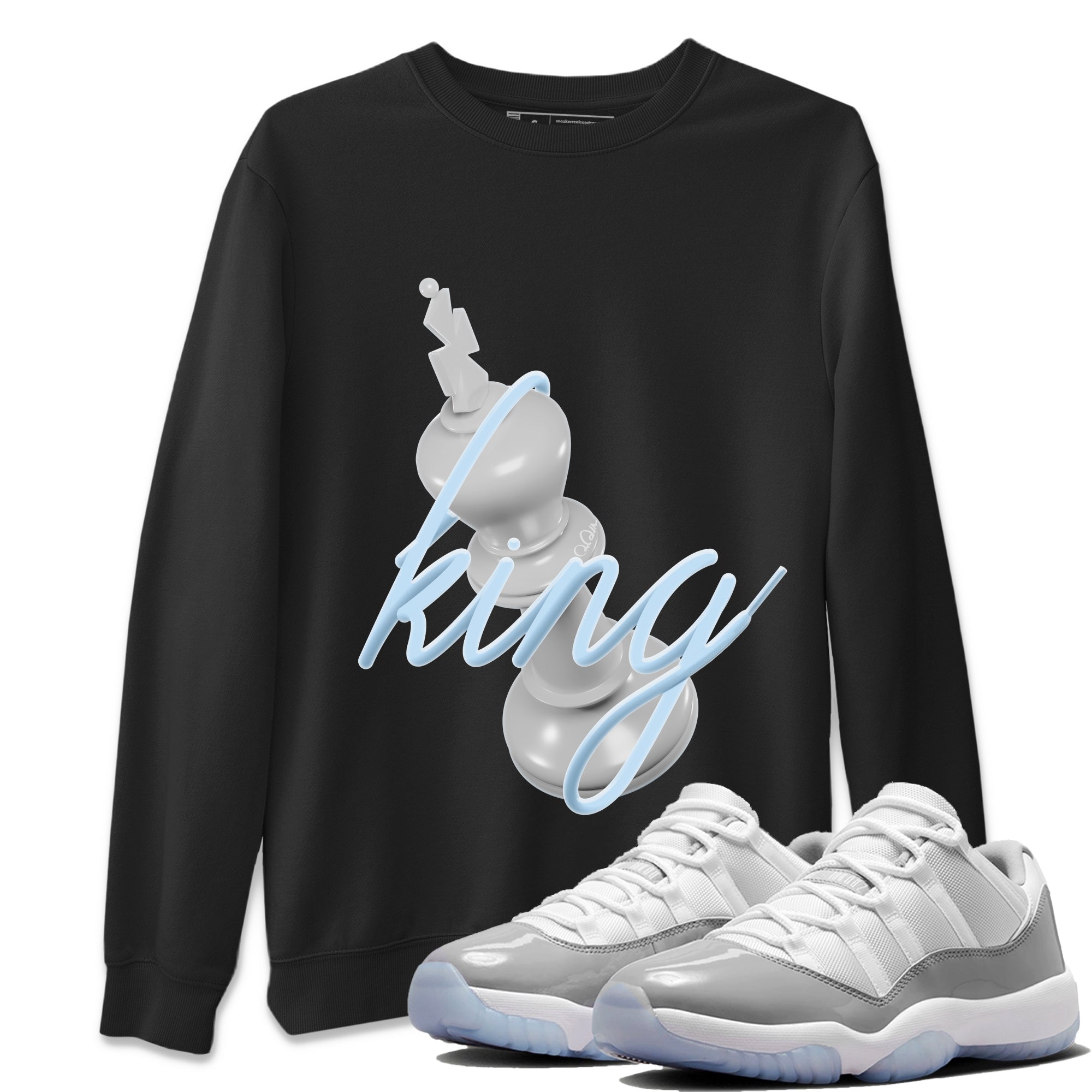 Air Jordan 11 White Cement Sneaker Match Tees 3D King Streetwear Sneaker Shirt Air Jordan 11 Cement Grey Sneaker Release Tees Unisex Shirts Black 1