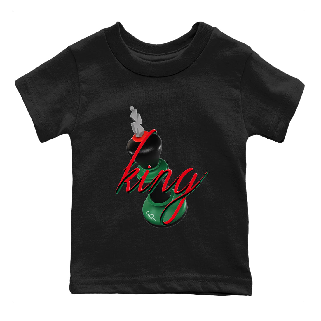 Jordan 2 Low Christmas X-mas Holiday special gift shirt to match jordans 3D King sneaker tees Air Jordan 2 Christmas Drip Gear Zone Baby Toddler Black 2 T-Shirt