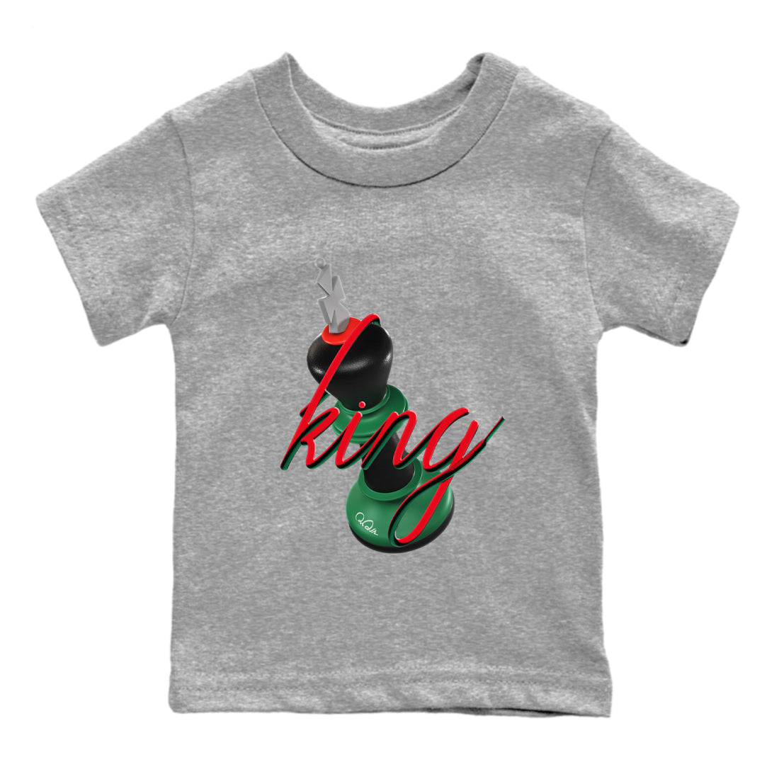 Jordan 2 Low Christmas X-mas Holiday special gift shirt to match jordans 3D King sneaker tees Air Jordan 2 Christmas Drip Gear Zone Baby Toddler Heather Grey 2 T-Shirt