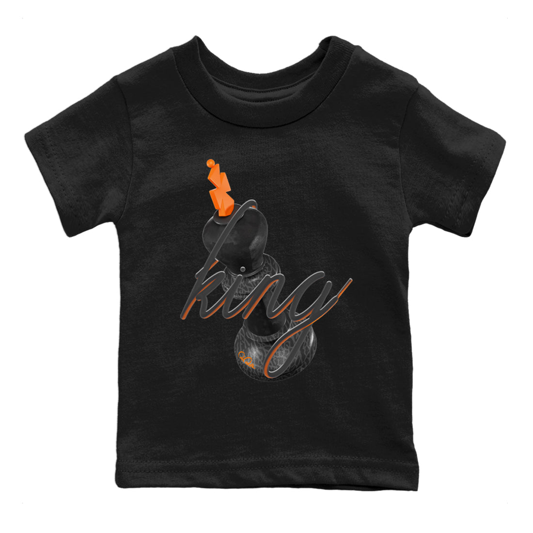 Air Jordan 3 Fear shirt to match jordans 3D King sneaker tees AJ3 Fear Drip Gear Zone Baby Toddler Black 2 T-Shirt