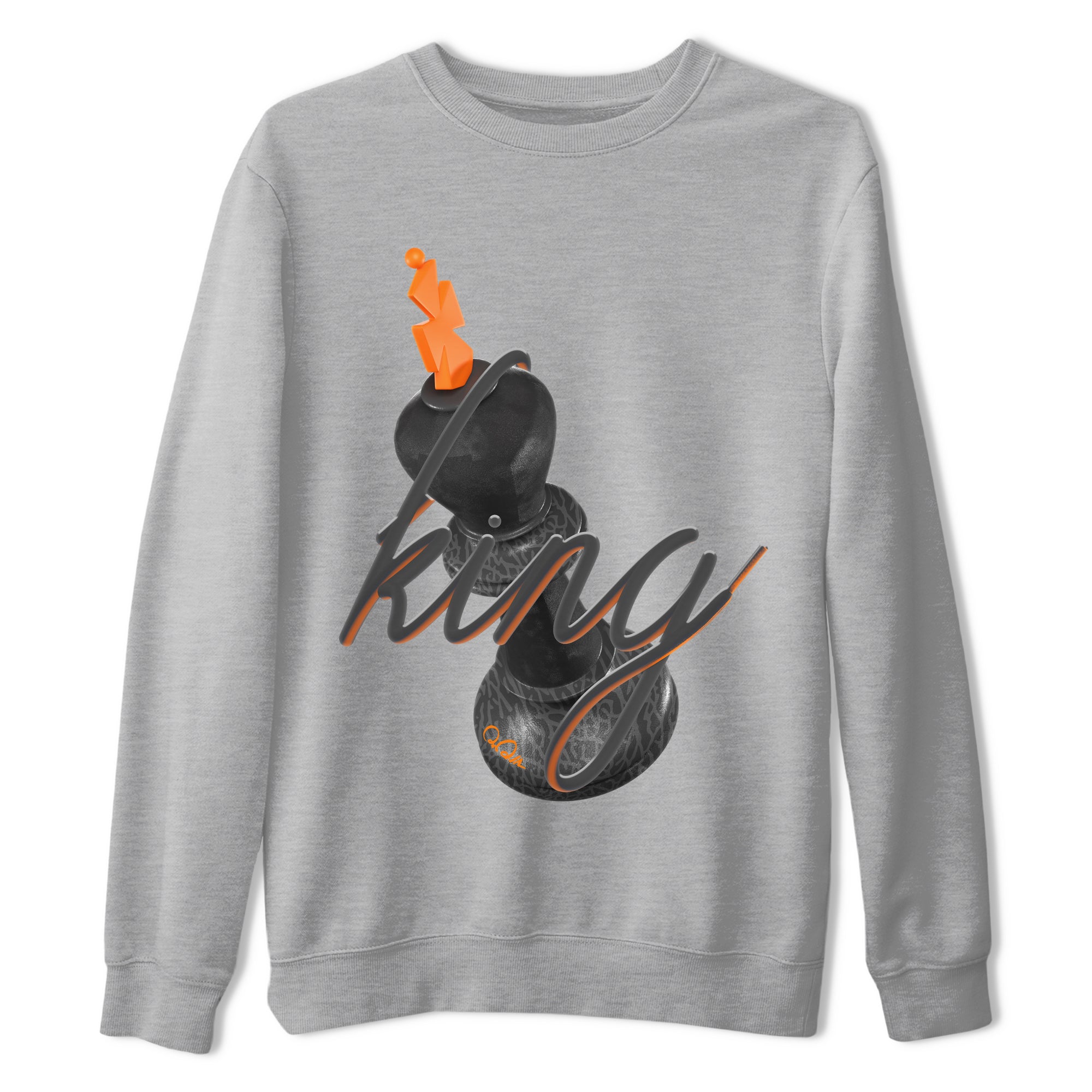 Air Jordan 3 Fear shirt to match jordans 3D King sneaker tees AJ3 Fear Drip Gear Zone Unisex Heather Grey 2 T-Shirt