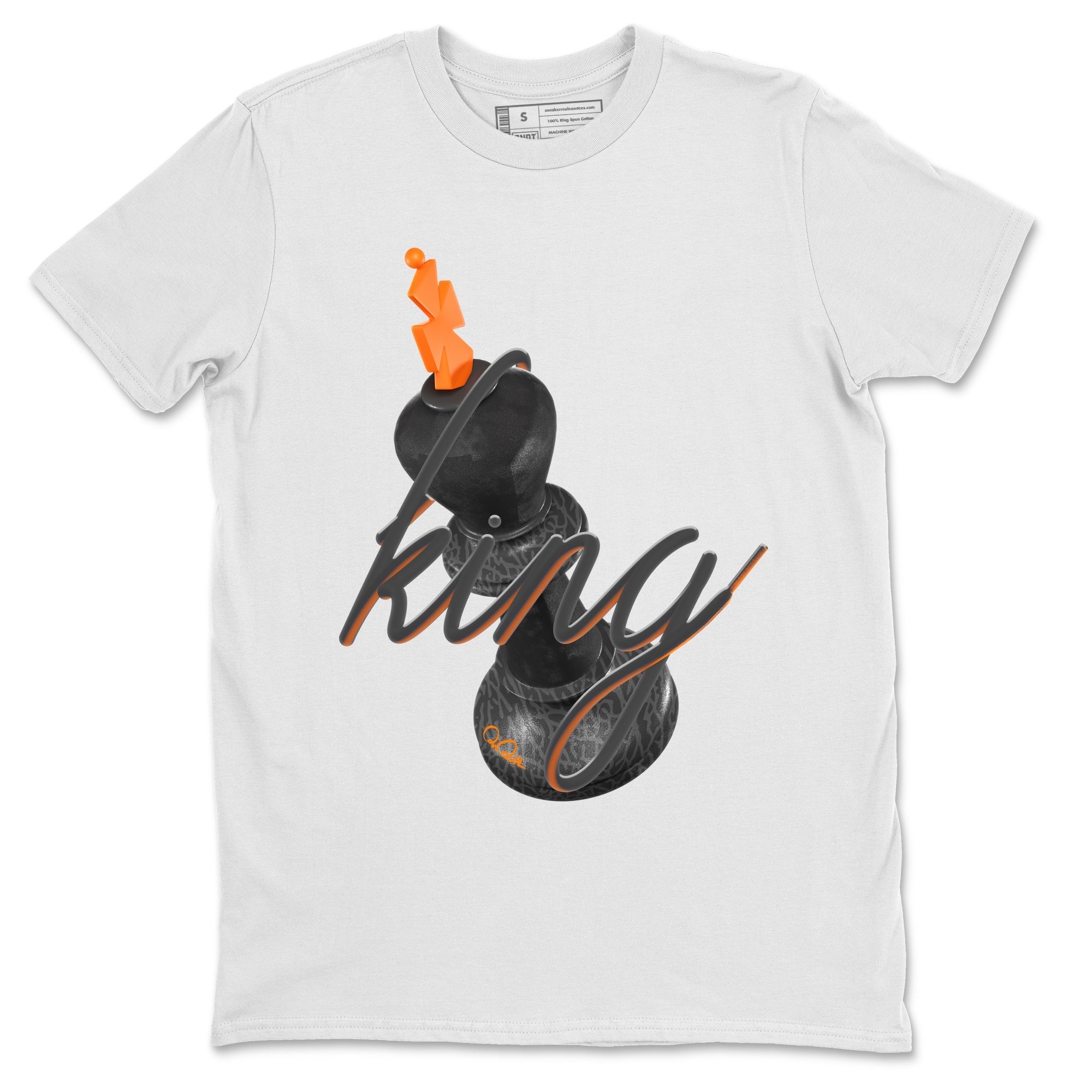 Air Jordan 3 Fear shirt to match jordans 3D King sneaker tees AJ3 Fear Drip Gear Zone Unisex White 2 T-Shirt
