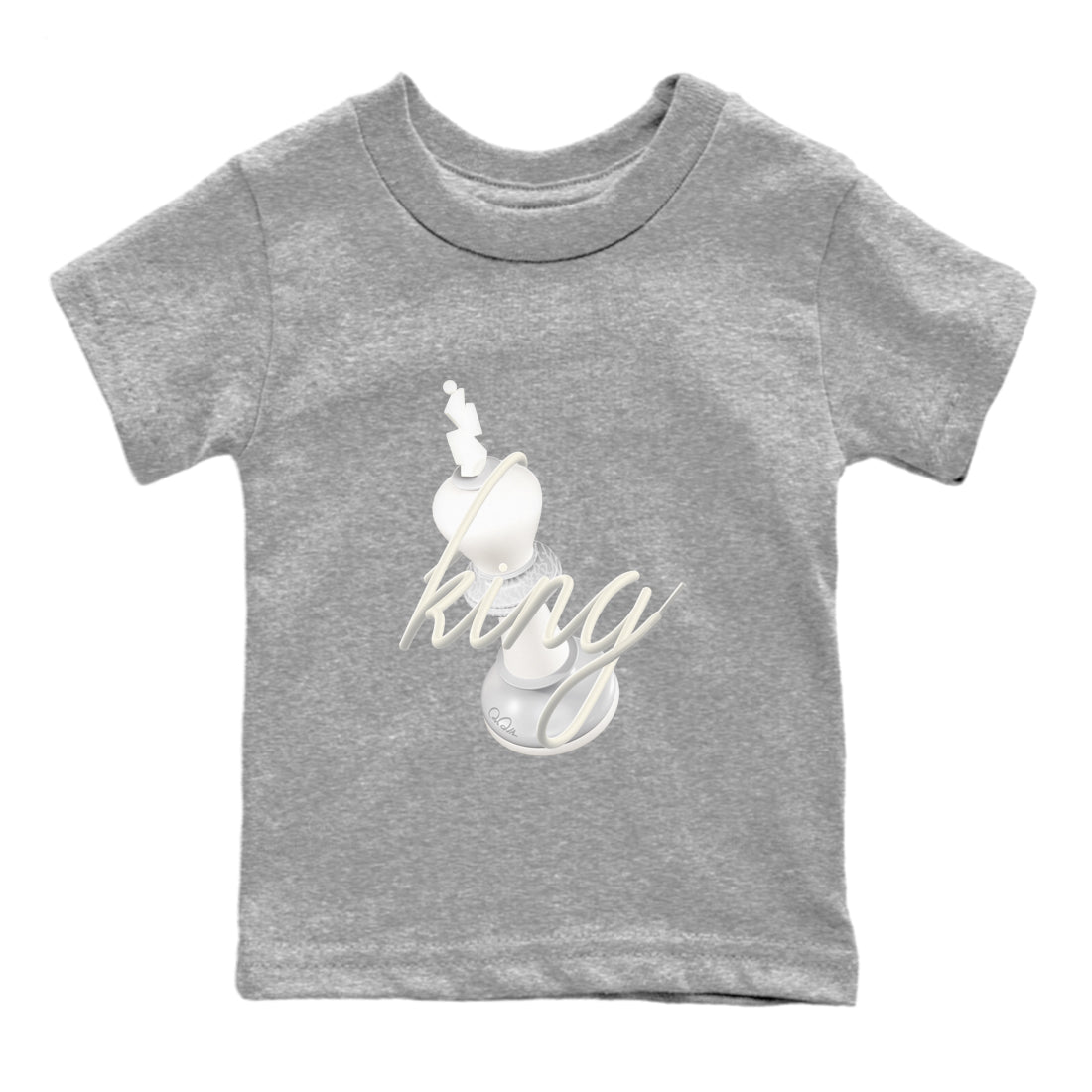 3s Ivory shirt to match jordans 3D King sneaker tees Air Jordan 3 Ivory Drip Gear Zone baby toddler Heather Grey 2 cotton Shirt