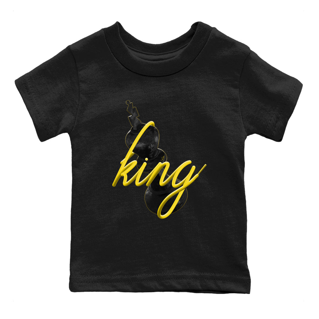 Air Jordan 4 Thunder Sneaker Match Tees 3D King Streetwear Sneaker Shirt AJ4 Thunder Jumpman Sneaker Release Tees Kids Shirts Black 2